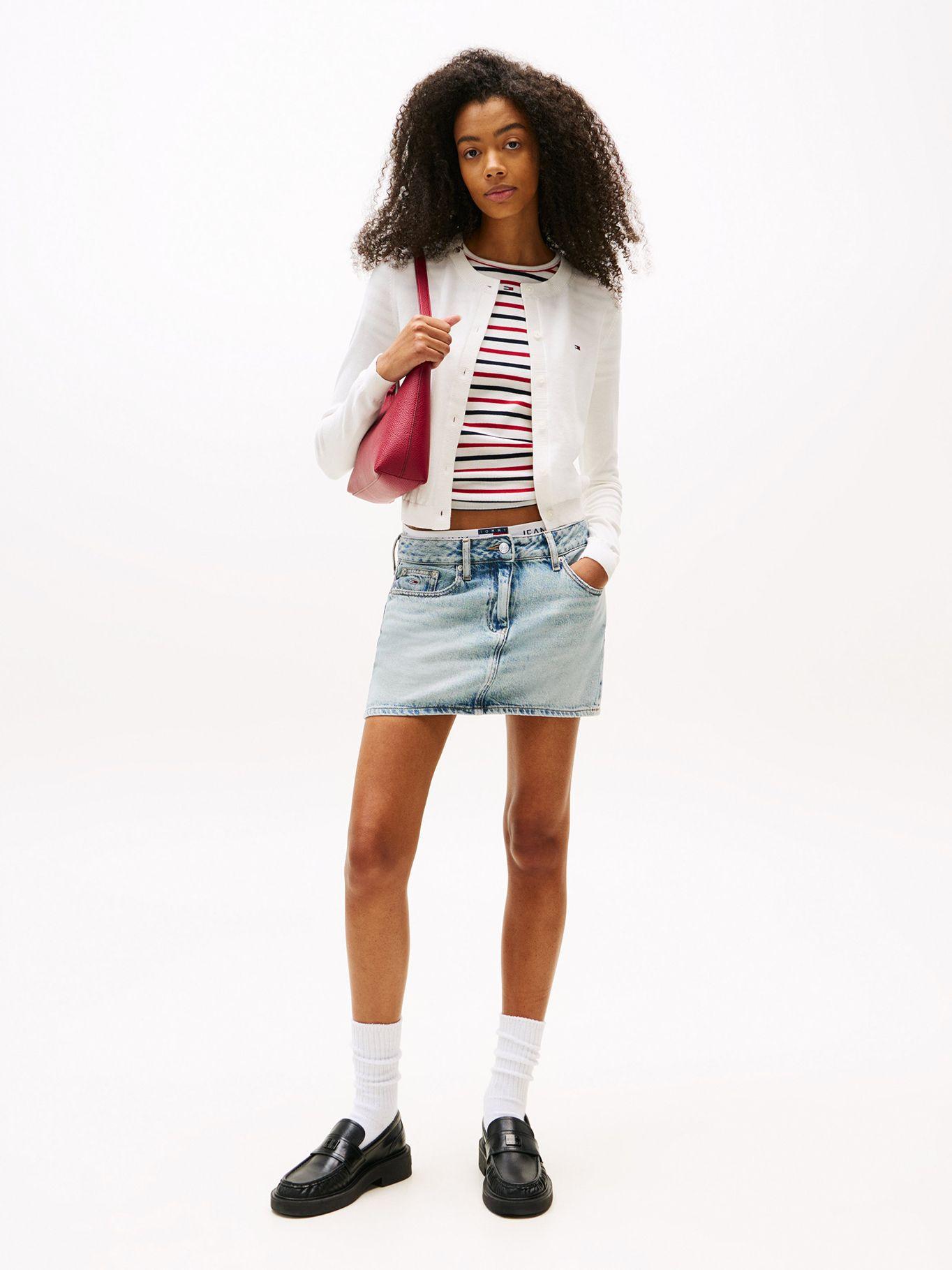 Cárdigan Essential Slim Fit Blanco Tommy Jeans-1