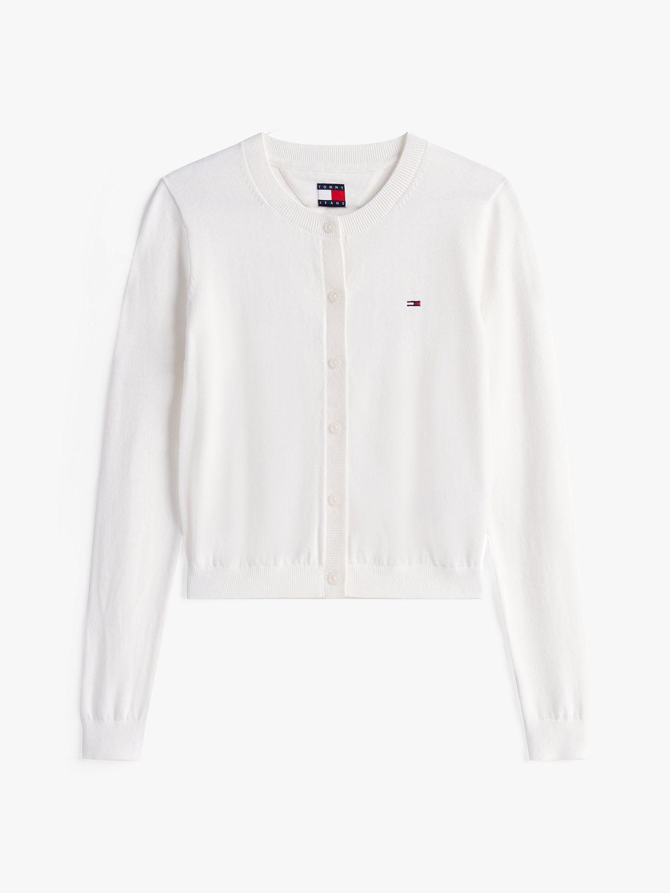 Cárdigan Essential Slim Fit Blanco Tommy Jeans-4