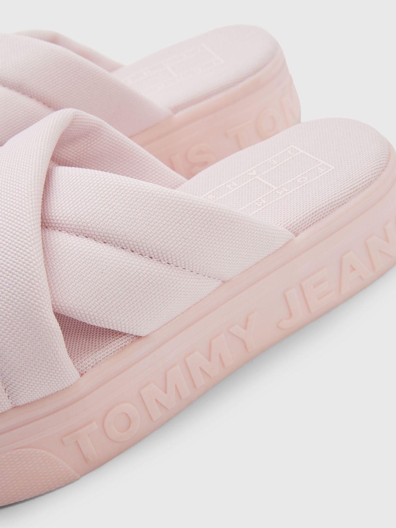 Sandalias Cross Con Logo Rosado Tommy Hilfiger-6