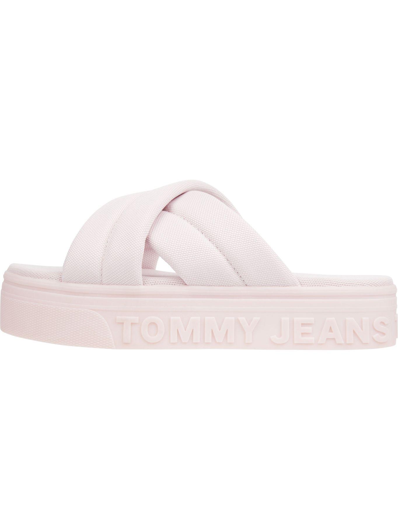 Sandalias Cross Con Logo Rosado Tommy Hilfiger-3