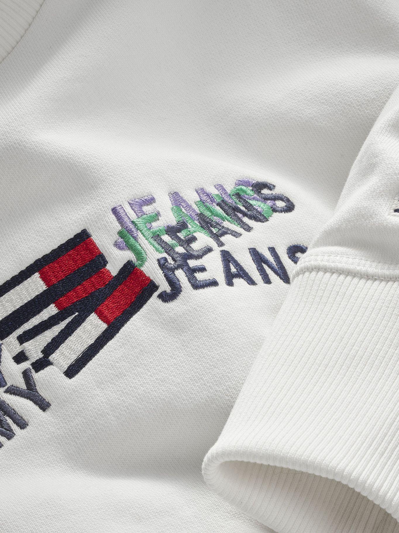 Polerón Straight Logo Blanco Tommy Jeans F2-2