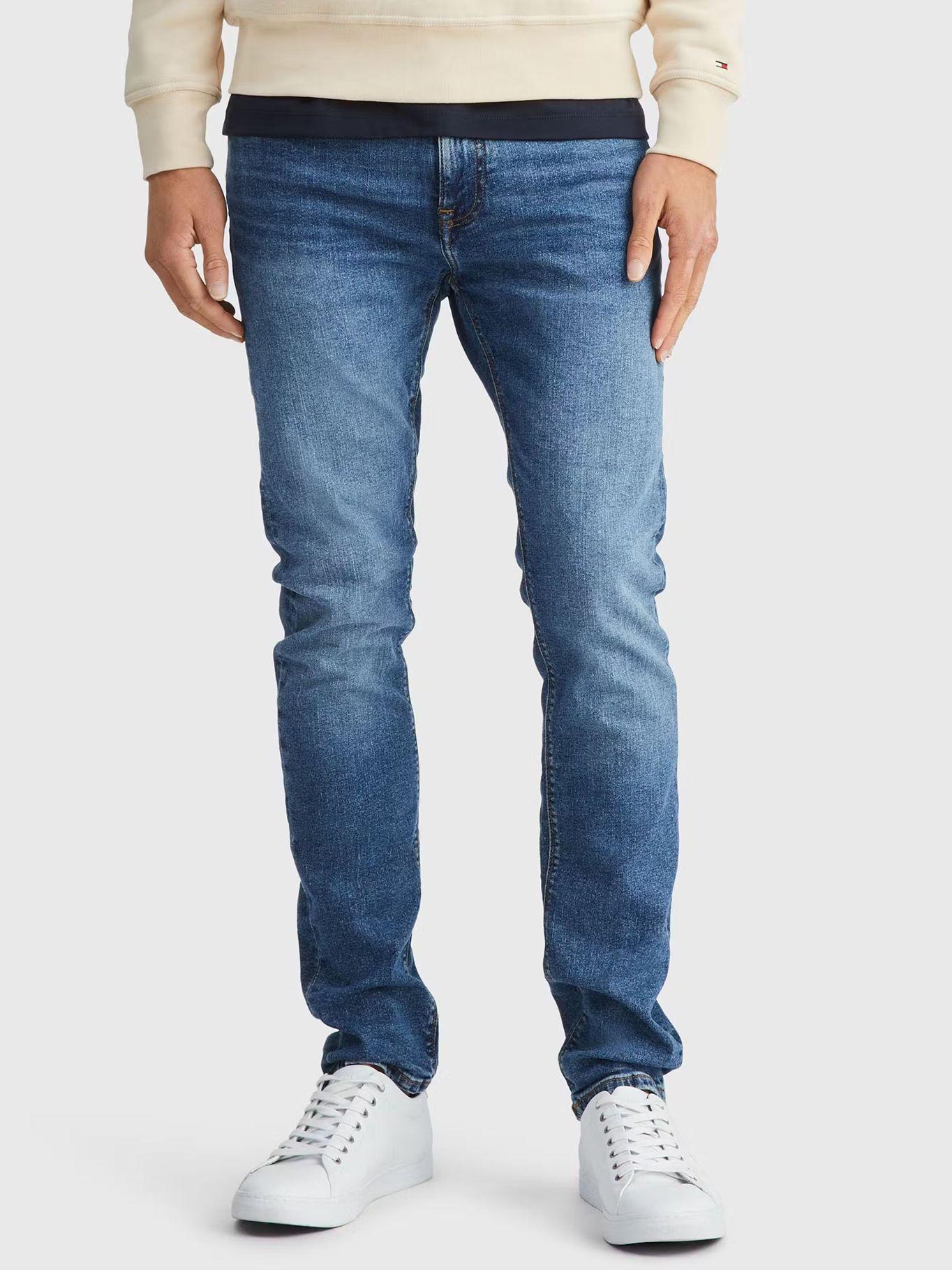 Jeans Bleecker Flex Desgastados Azul Tommy Hilfiger-0