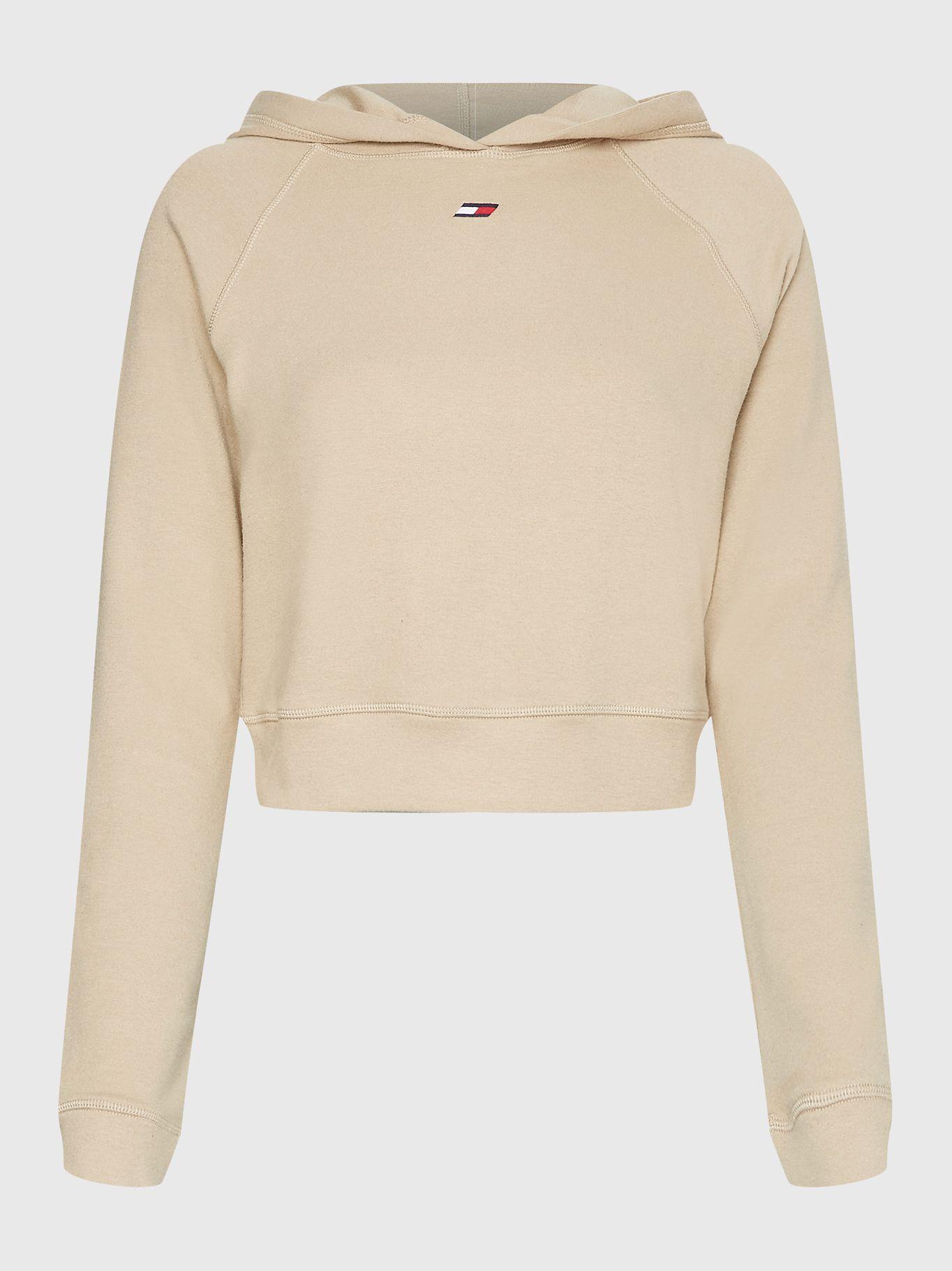 Polerón Sport Slim Fit Con Gorro Beige Tommy Hilfiger-4