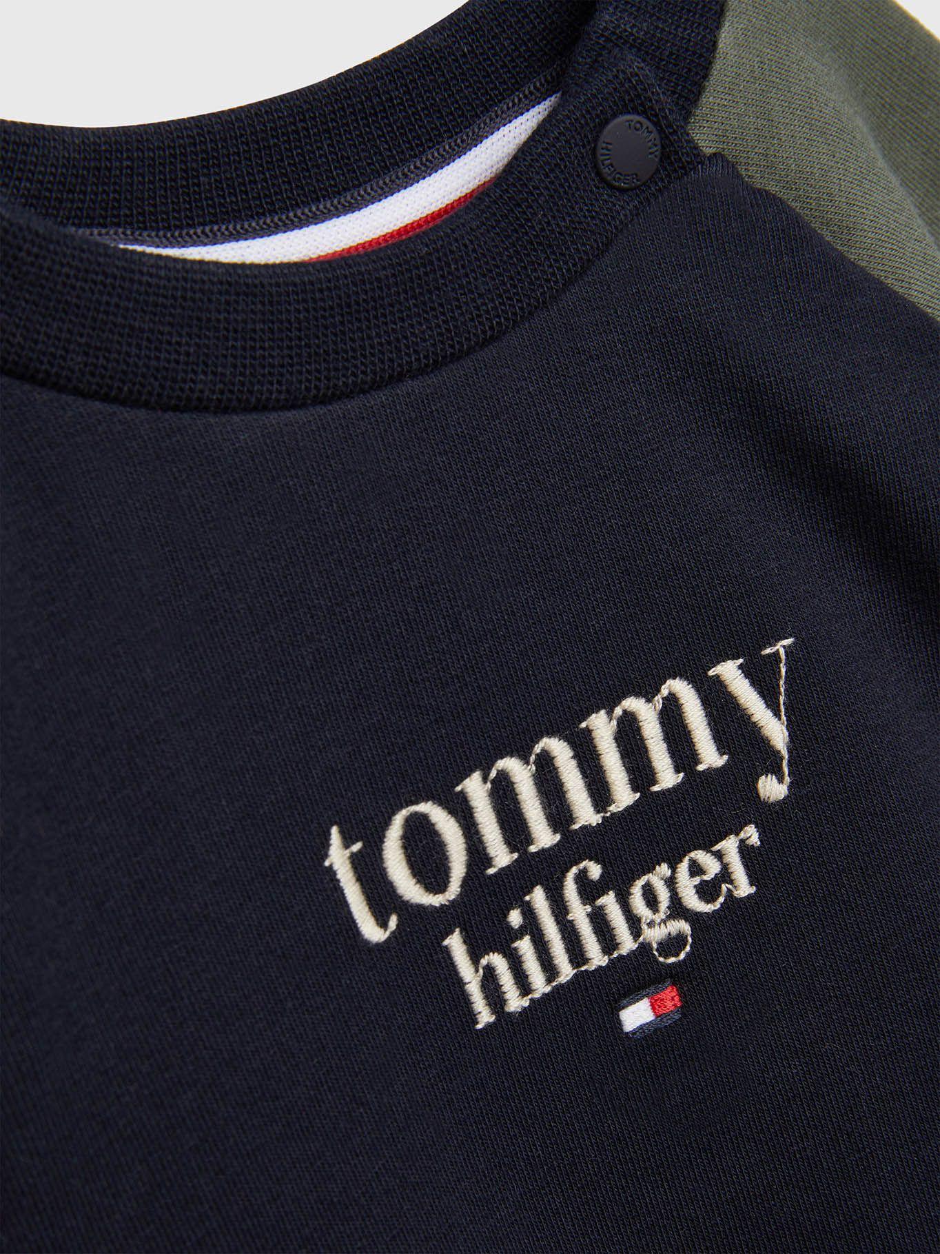 Polerón Color Block Baby Logo Azul Tommy Hilfiger-2
