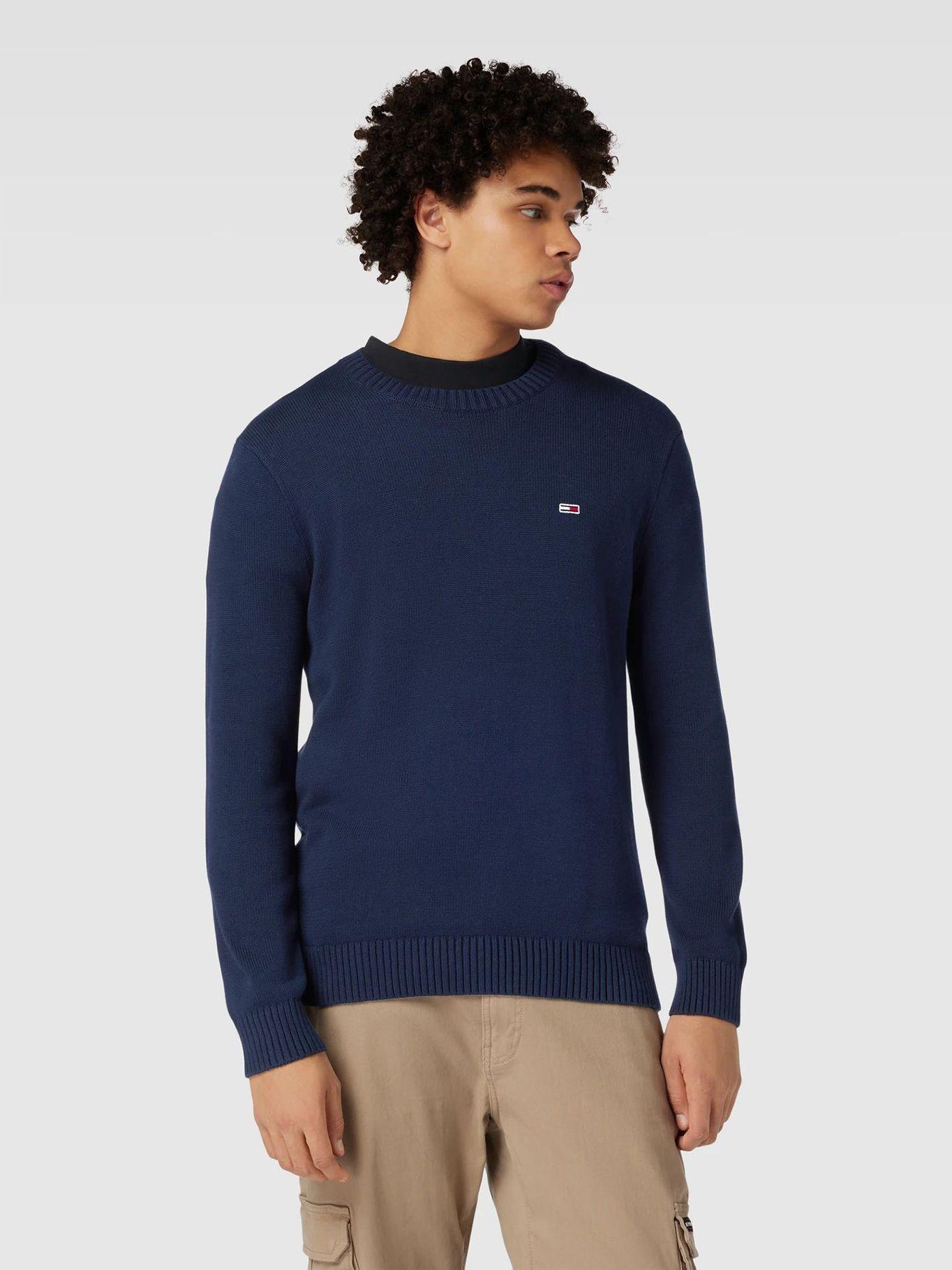 Sweater Essential Slim Fit Azul Tommy Jeans-0