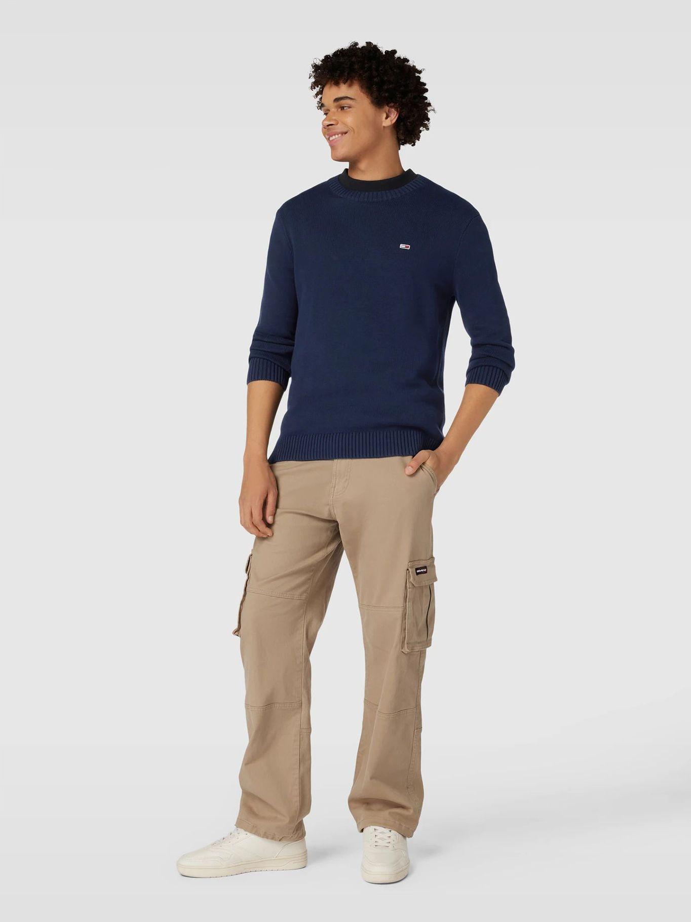Sweater Essential Slim Fit Azul Tommy Jeans-1