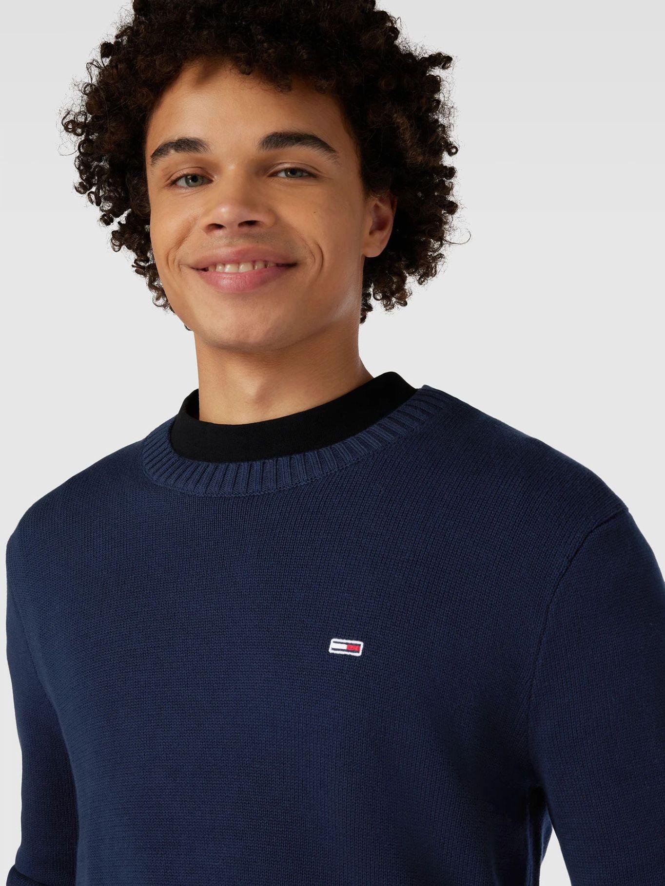 Sweater Essential Slim Fit Azul Tommy Jeans-3