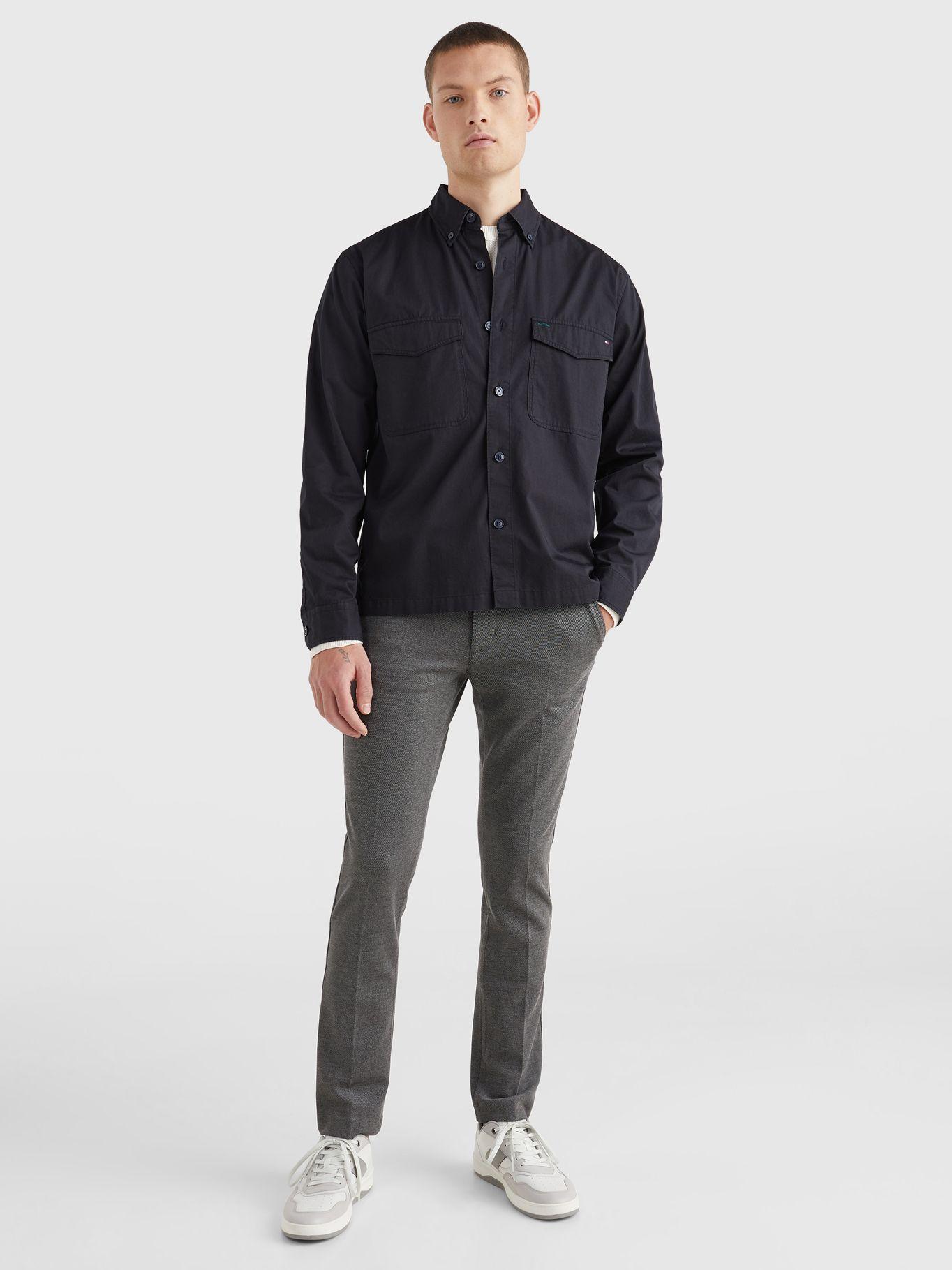 Sobrecamisa Organic Cotton Azul Tommy Hilfiger JN2-3