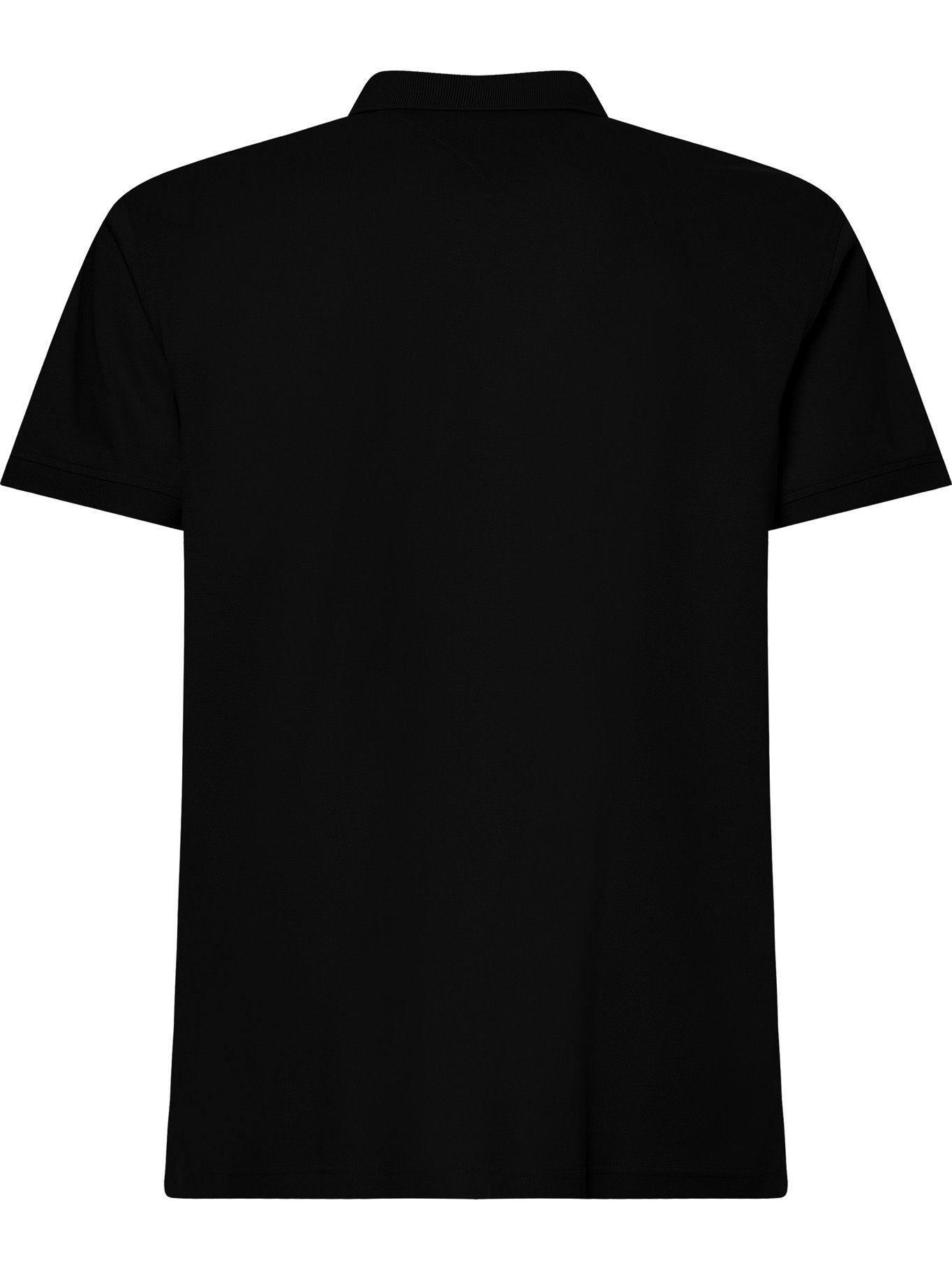 Polera Polo Basica Regular Fit Negro Tommy Hilfiger C21-1