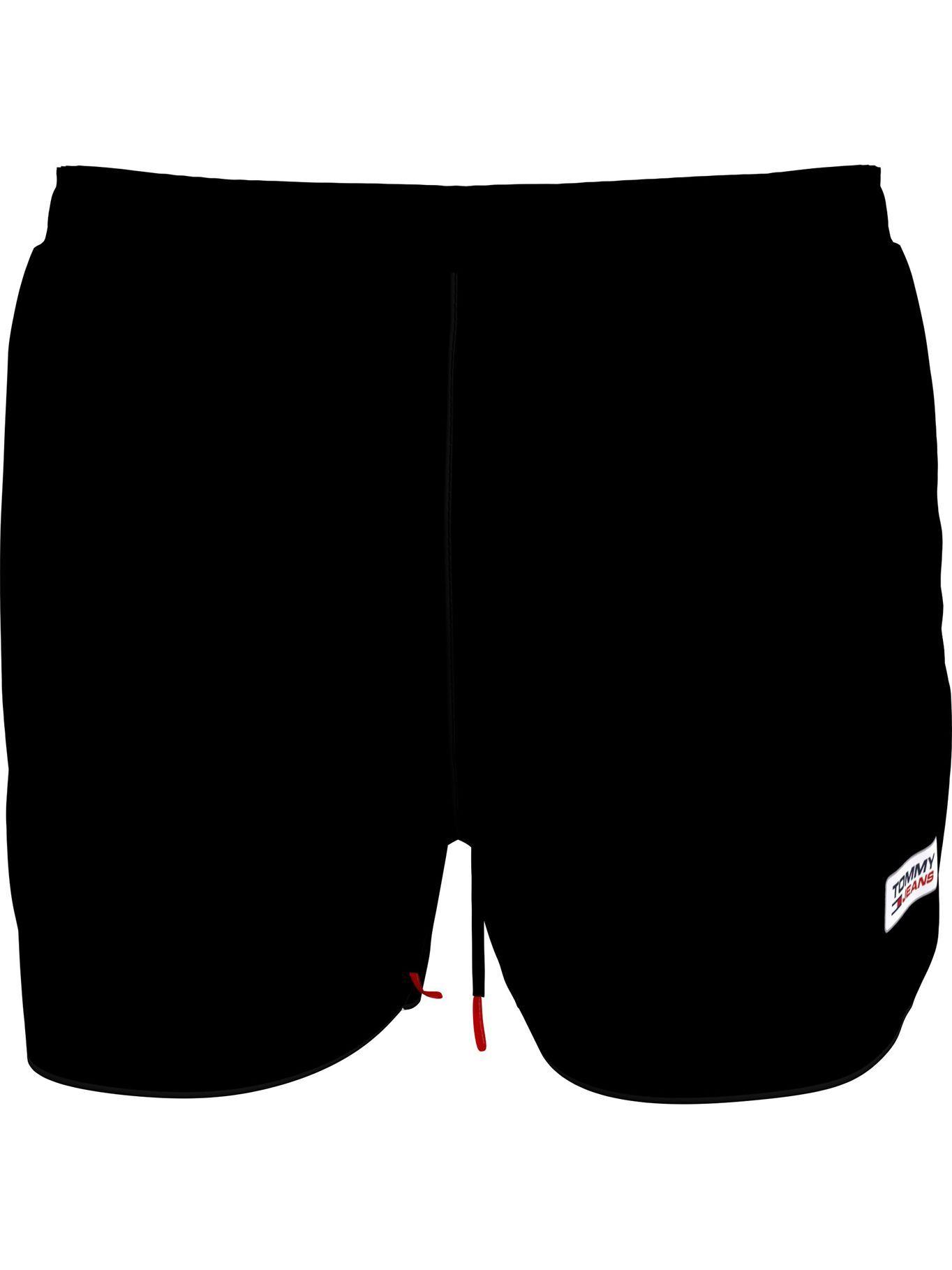 Traje De Baño Con Parche Y Logo Negro Tommy Hilfiger-0