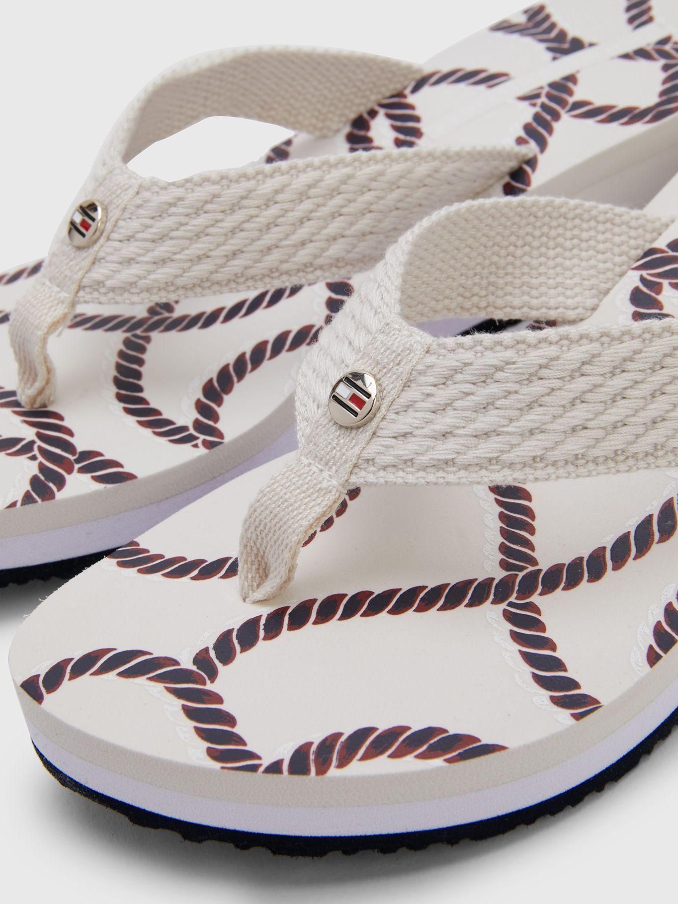 Sandalias Rope Wedge Blanco Tommy Hilfiger-2