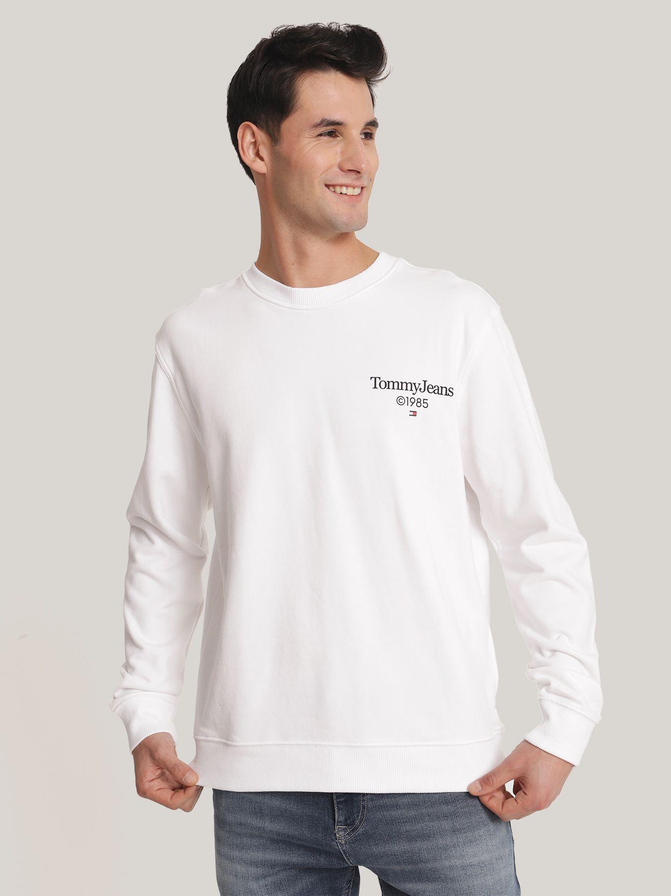 Polerón Grafico Regular Blanco Tommy Jeans-0