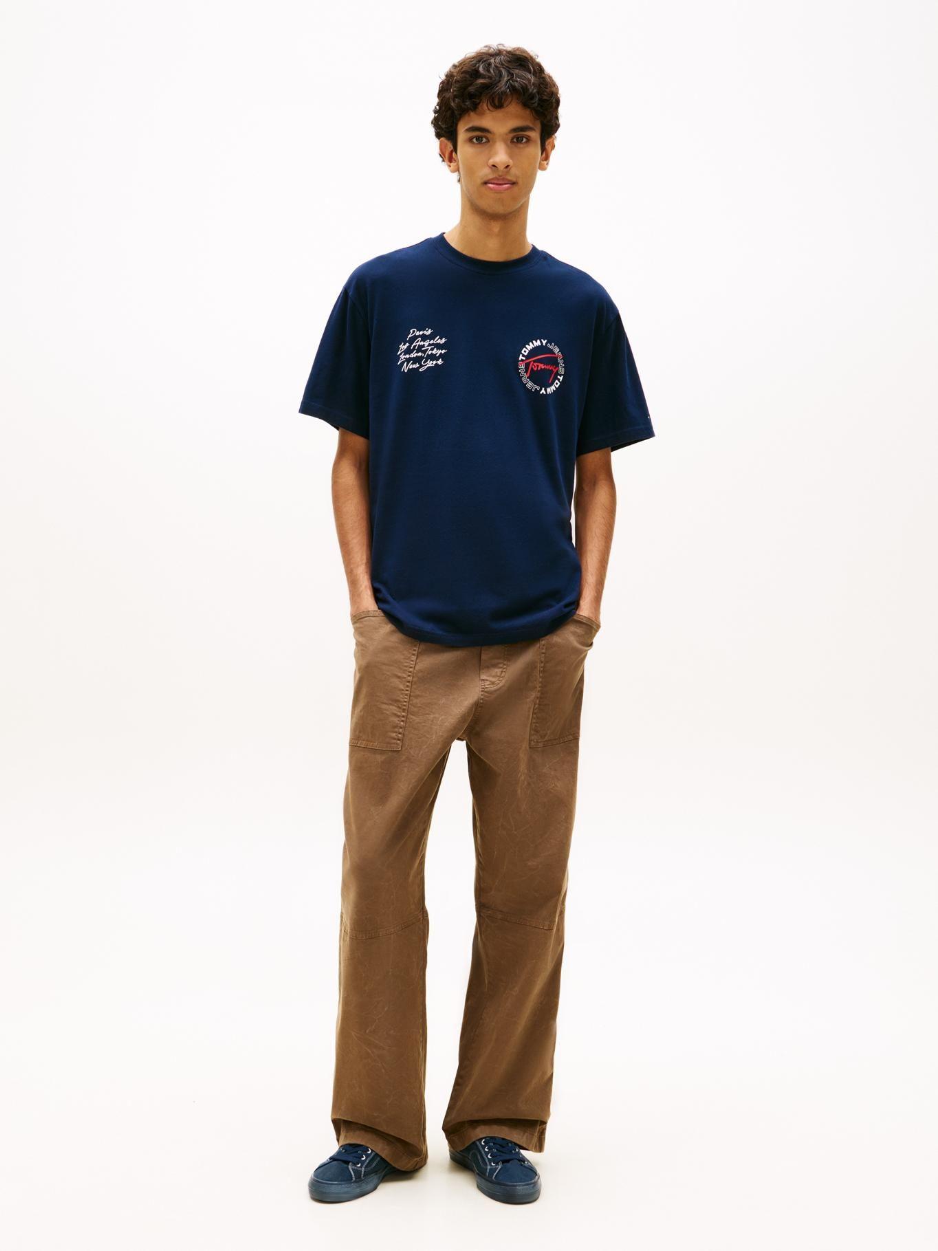 Polera Circle Print Relaxed Fit-1