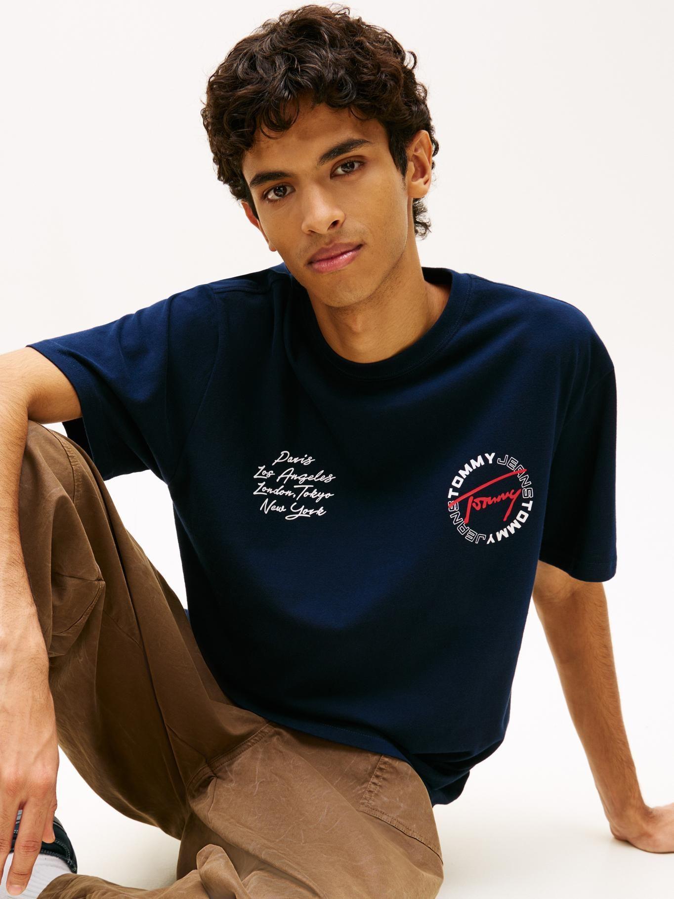 Polera Circle Print Relaxed Fit-3