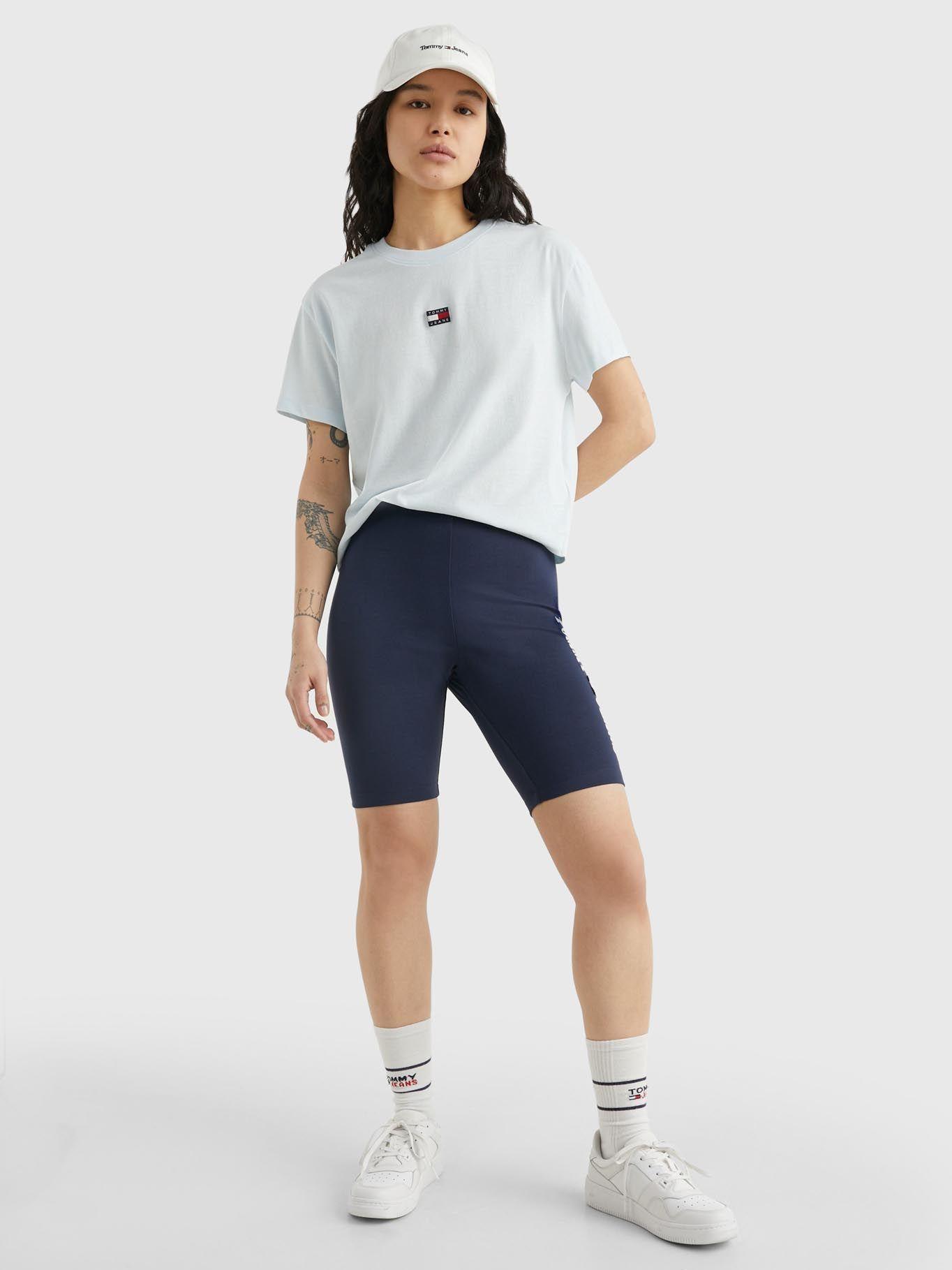 Polera Classic Con Parche Celeste Tommy Jeans-1
