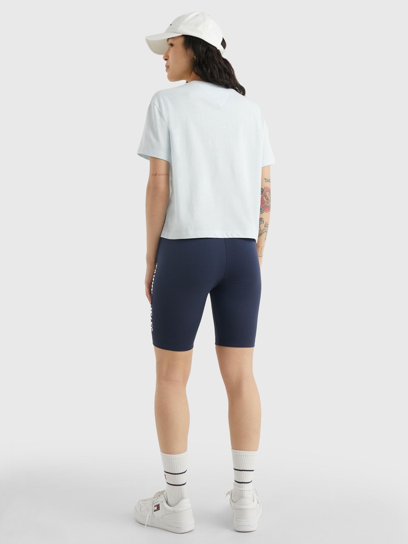 Polera Classic Con Parche Celeste Tommy Jeans-2