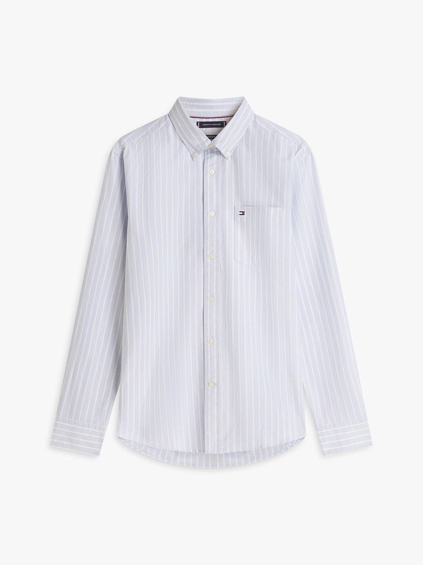 Camisa De Rayas Anchas Regular Fit-4