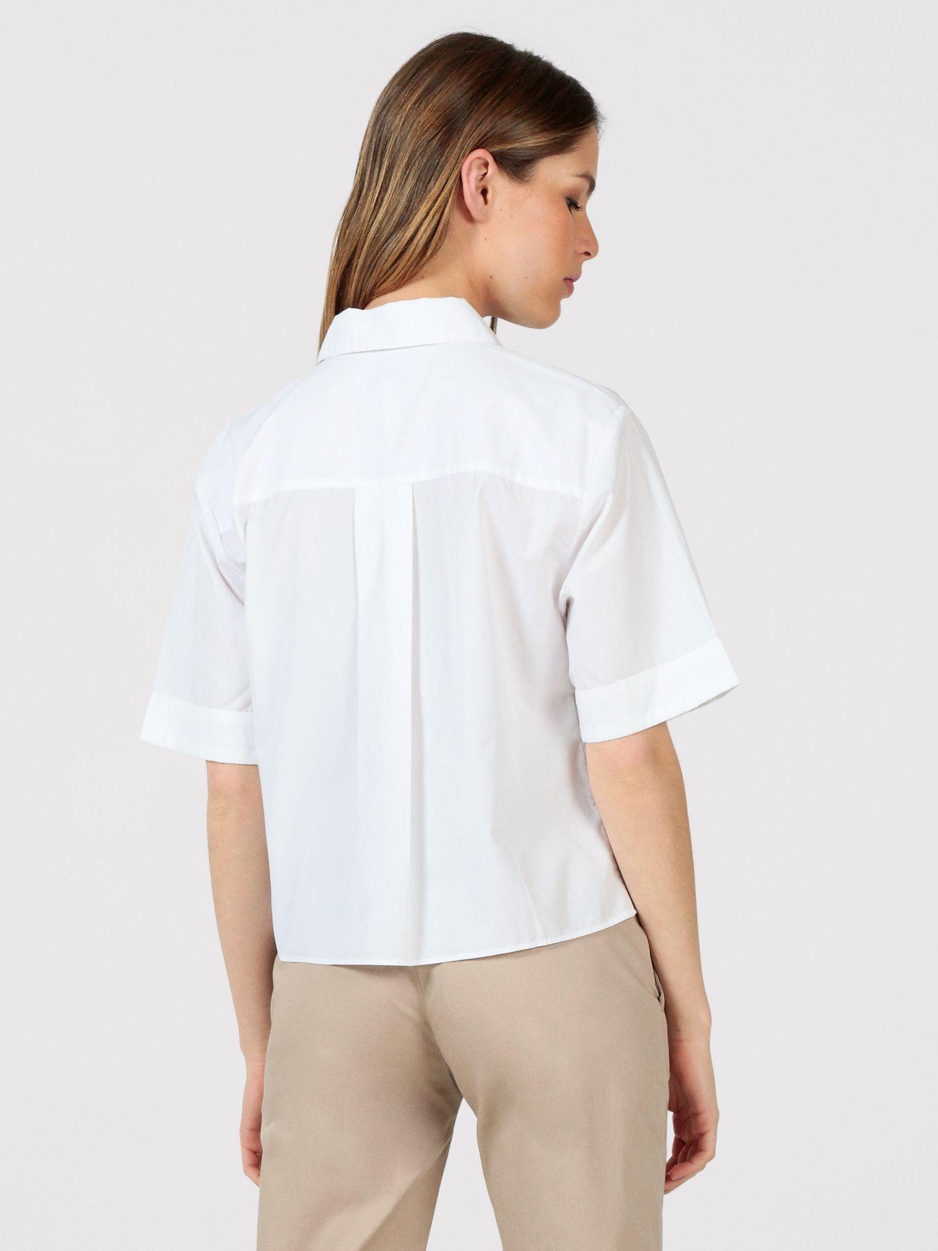 Camisa Poplin Con Bolsillo Blanco Tommy Hilfiger-3