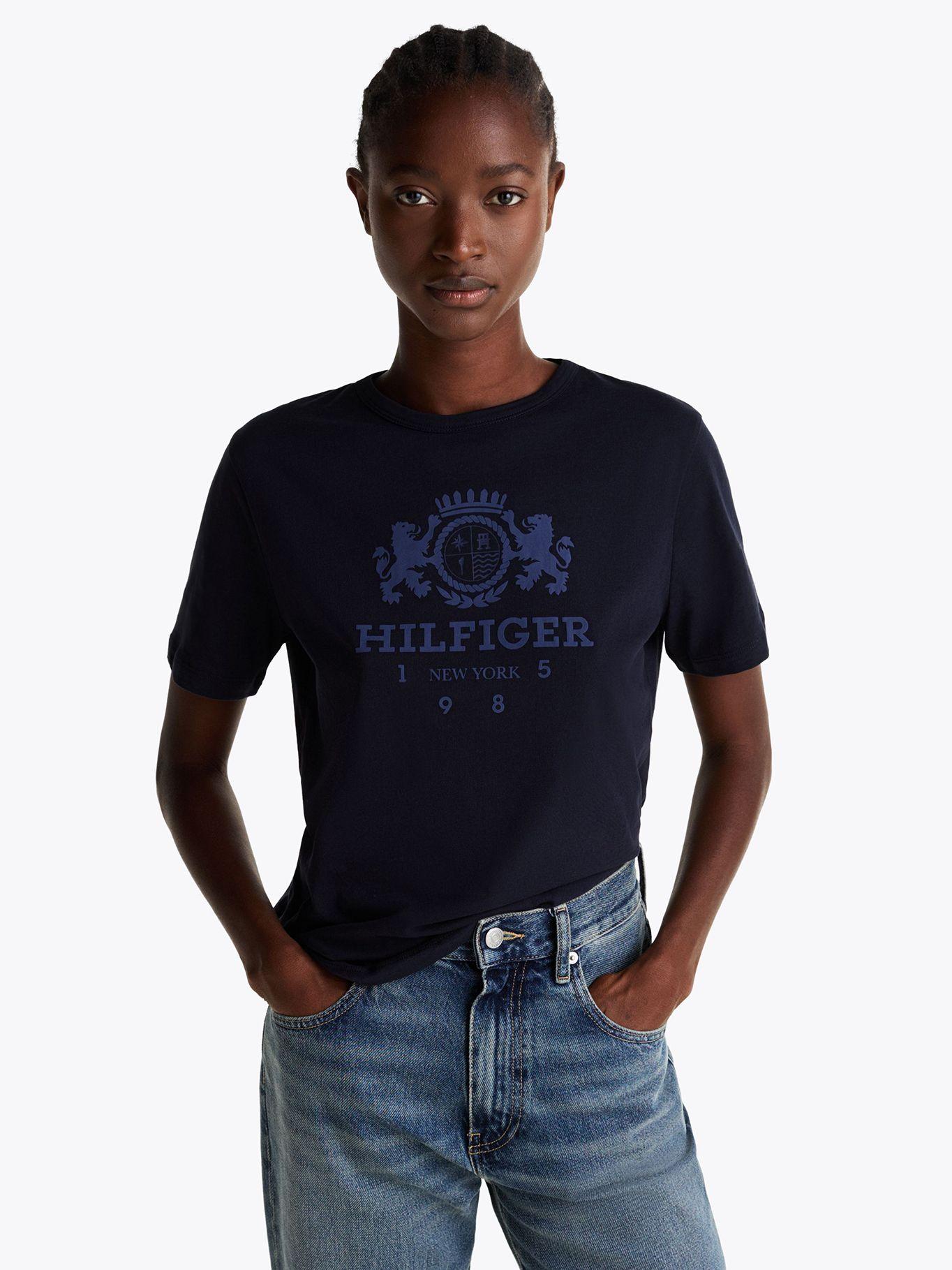 Polera Varsity Crest Logo Azul Tommy Hilfiger-0