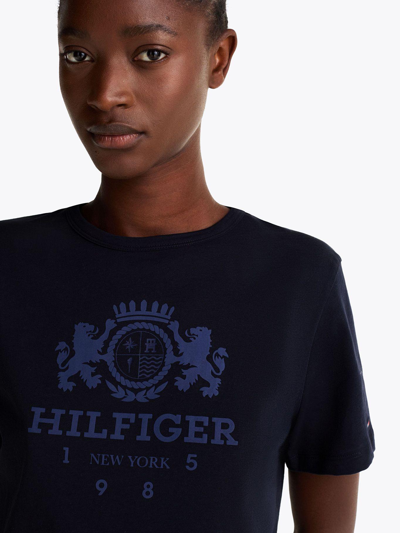 Polera Varsity Crest Logo Azul Tommy Hilfiger-3