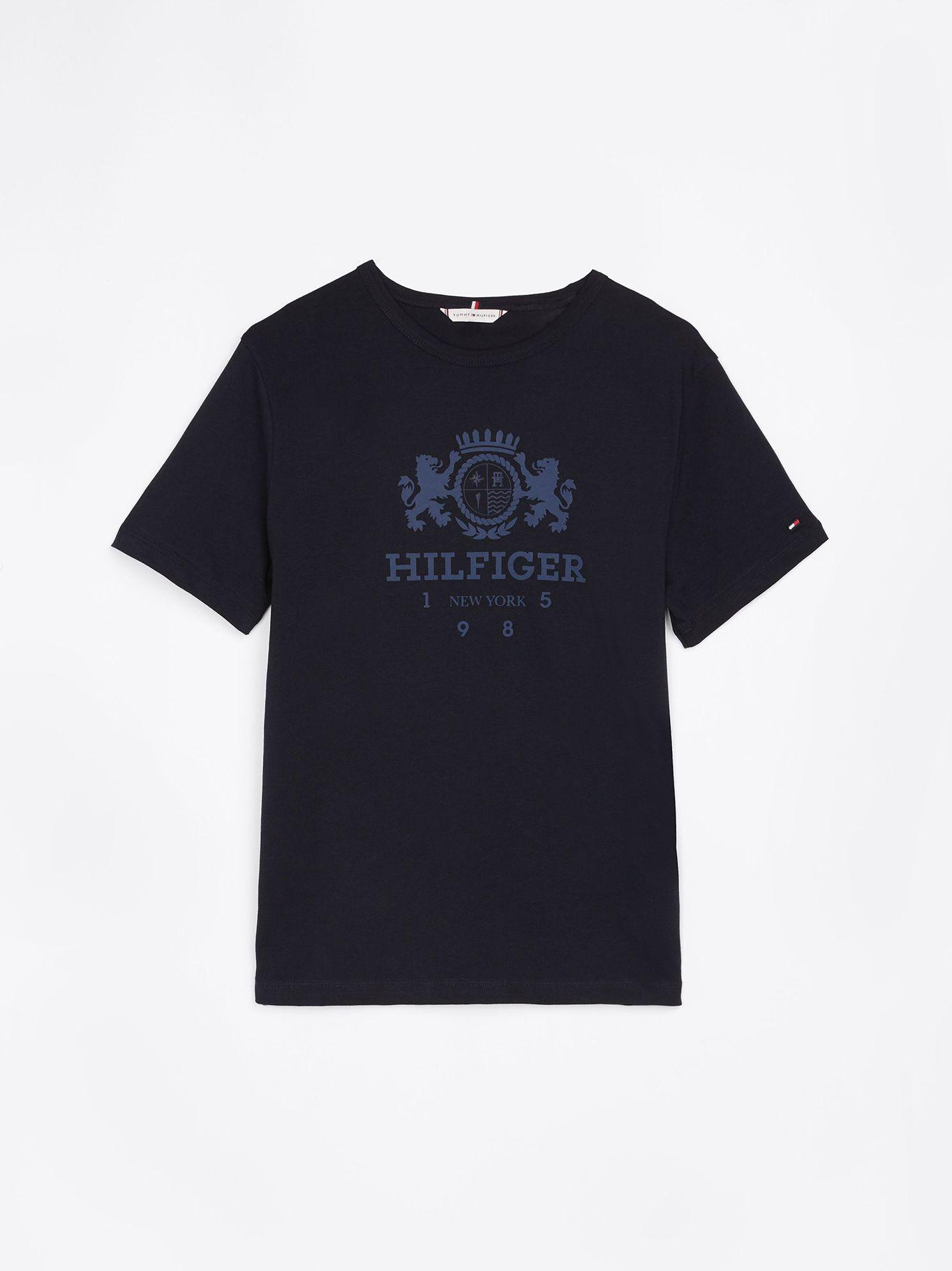 Polera Varsity Crest Logo Azul Tommy Hilfiger-4