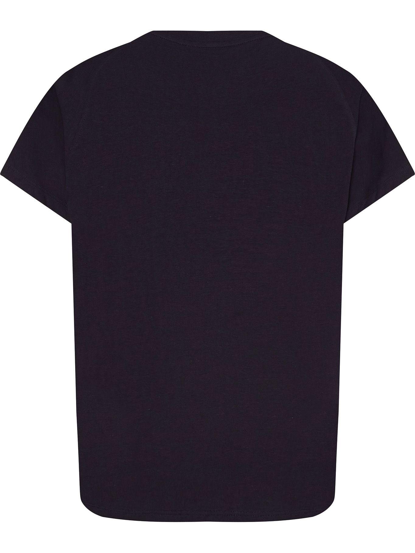 Polera Relaxed Arched Logo Azul Tommy Hilfiger-1