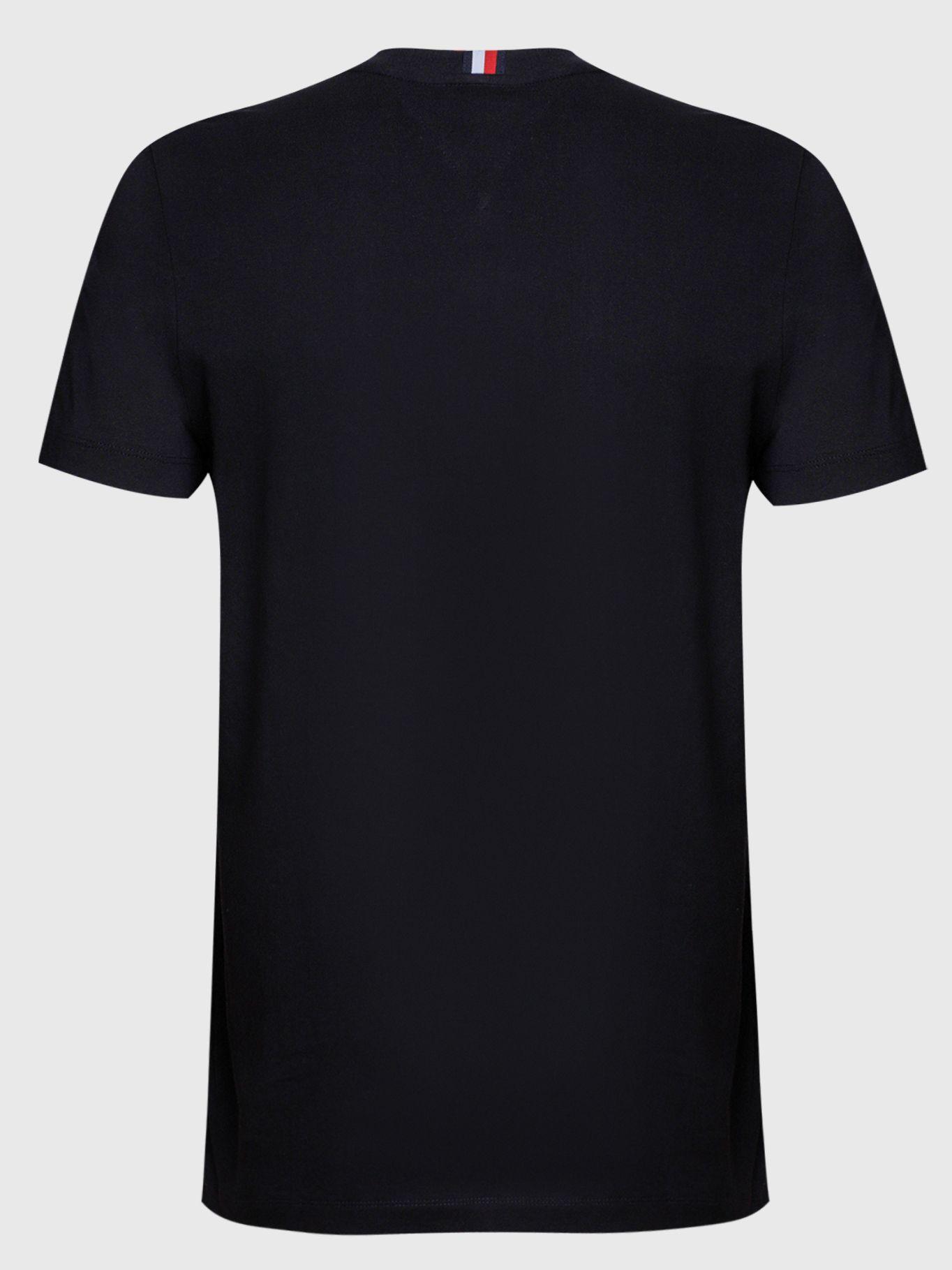 Polera Logo Repeat Negro Tommy Hilfiger-1