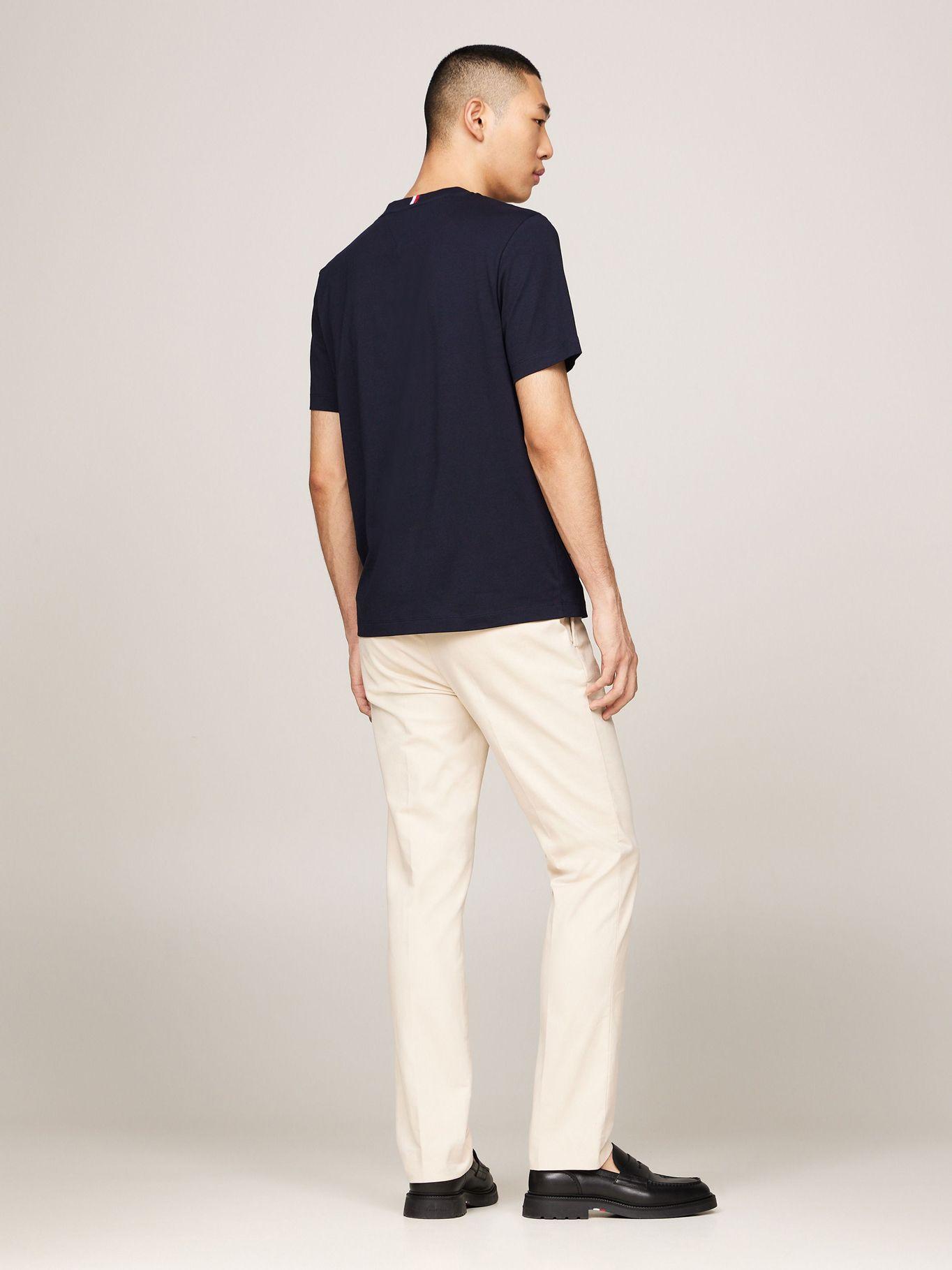 Polera Con Logo Stripe Azul Tommy Hilfiger-2