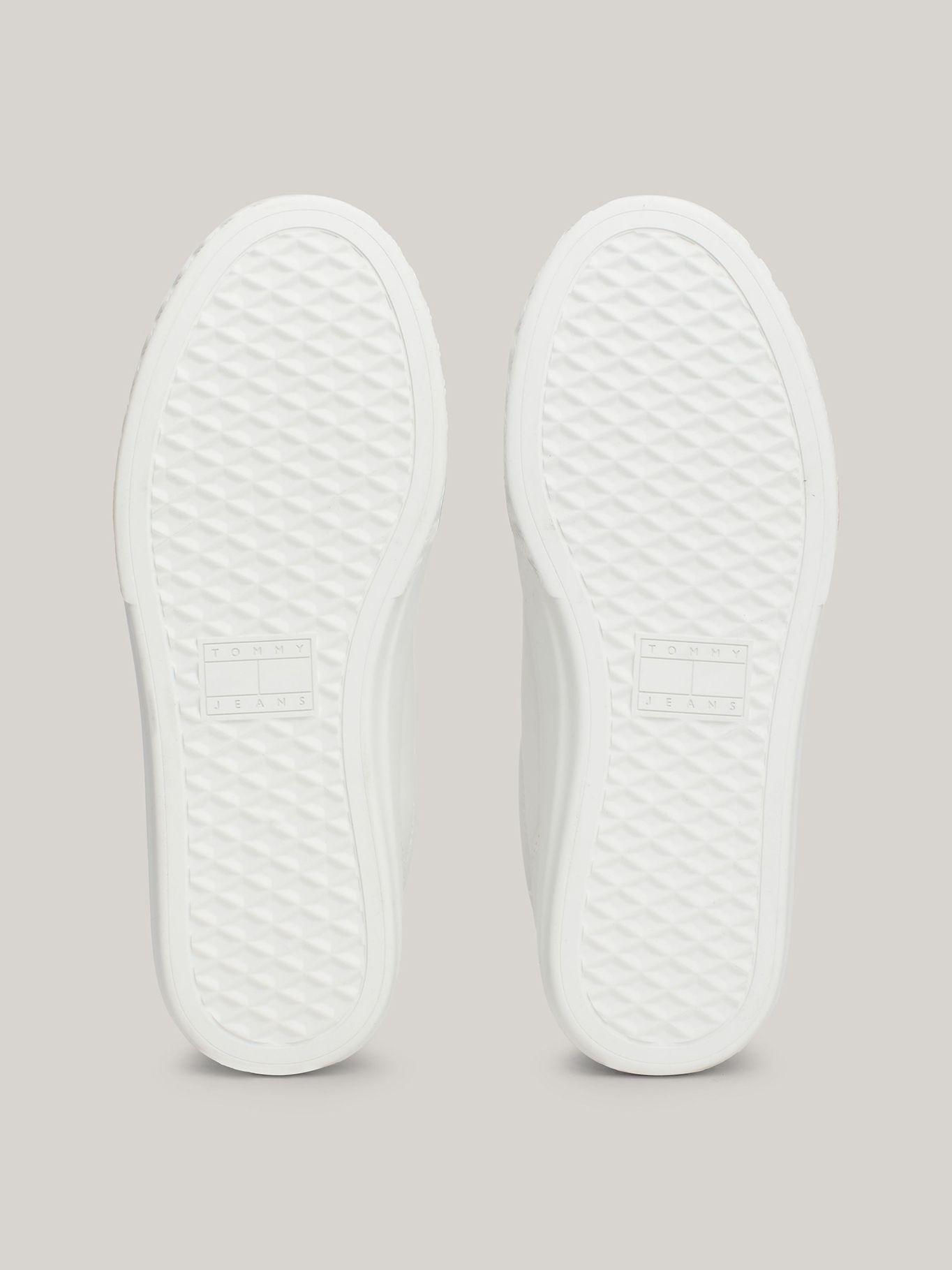 Zapatillas De Cuero Con Cupsole Blanco Tommy Hilfiger-6