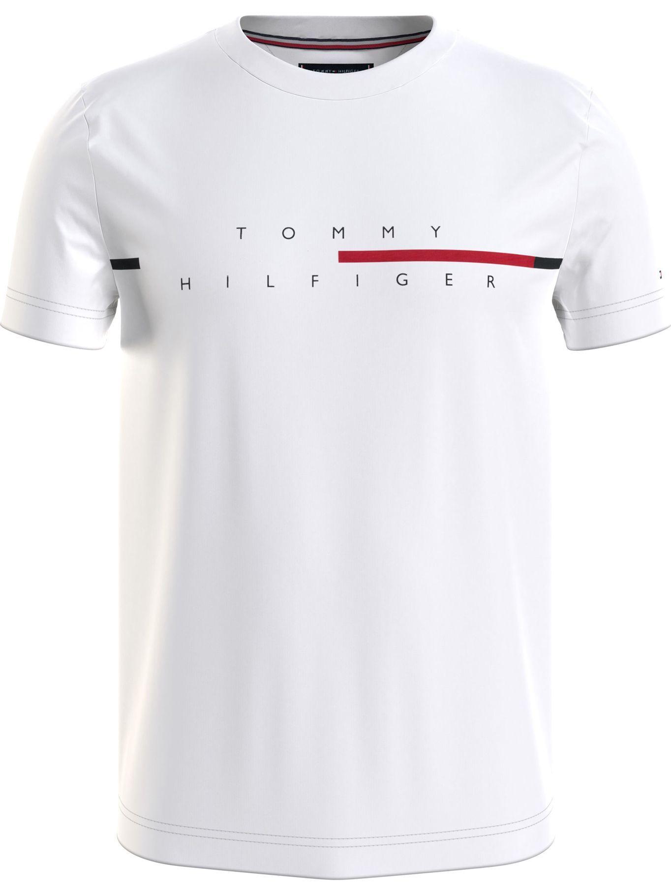 Polera Signature Con Logo Blanco Tommy Hilfiger-0