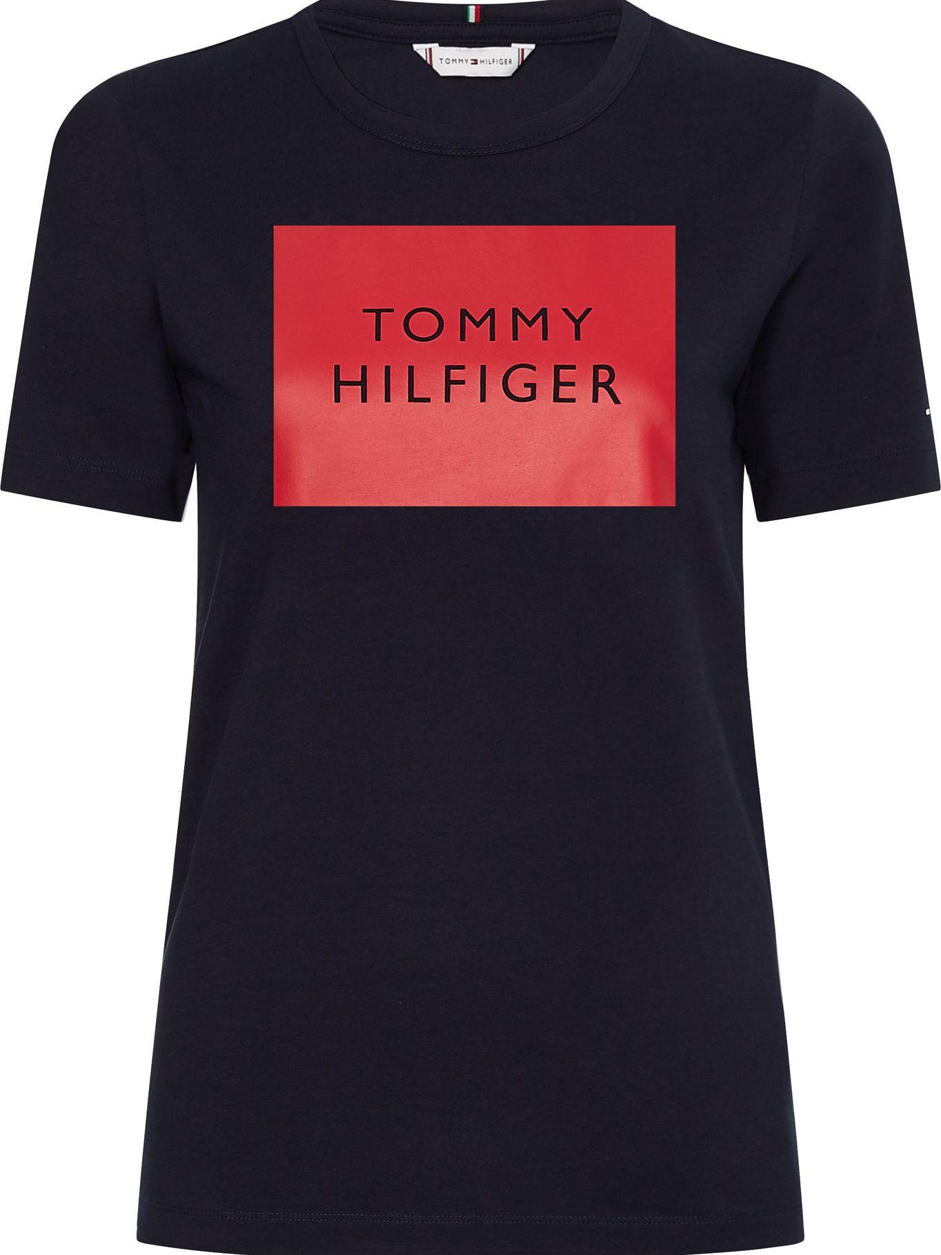 Polera Logo Gráfico Azul Tommy Hilfiger MY2-0