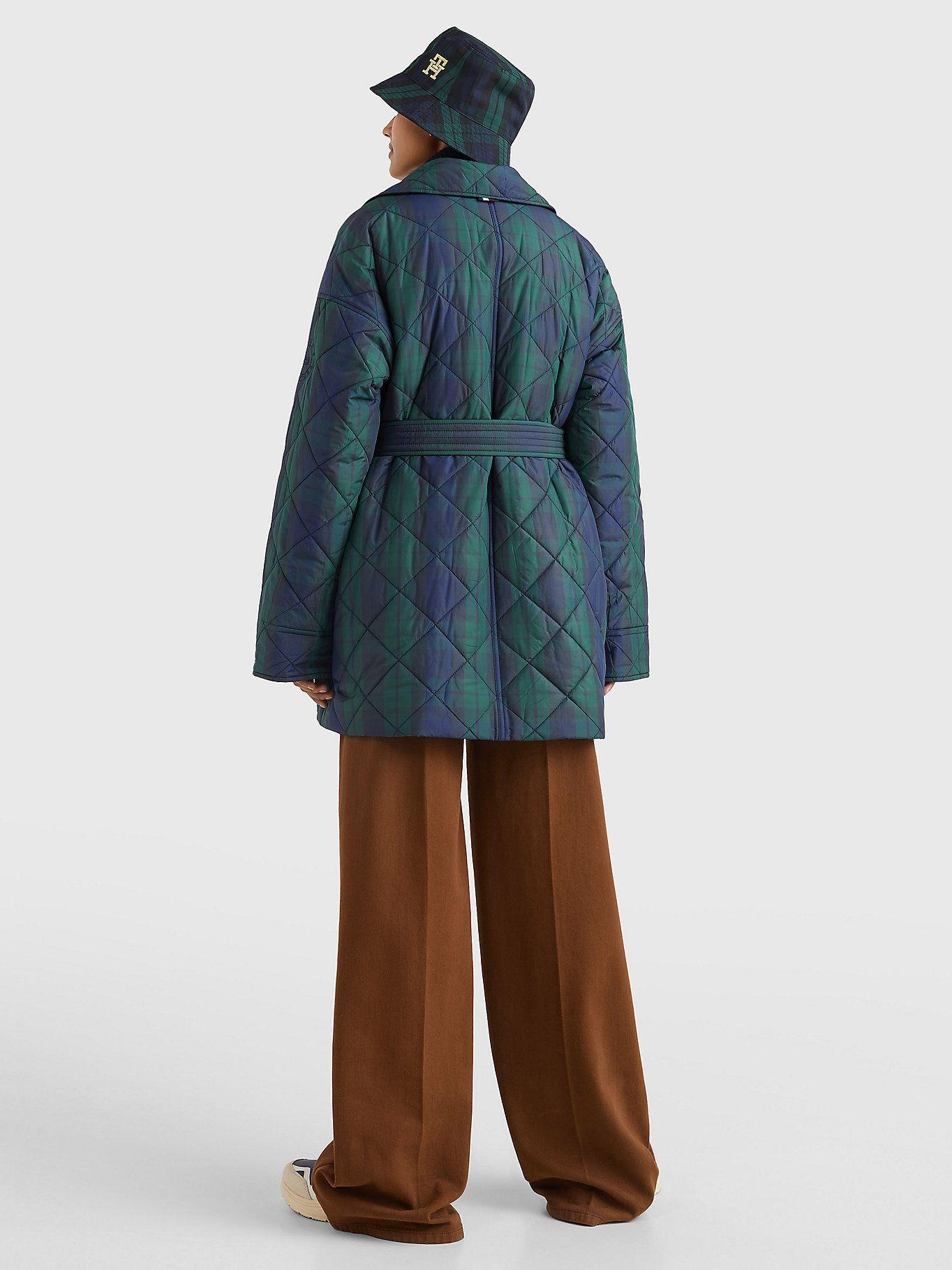 Chaqueta Acolchada Tartán Print Verde Tommy Hilfiger-2