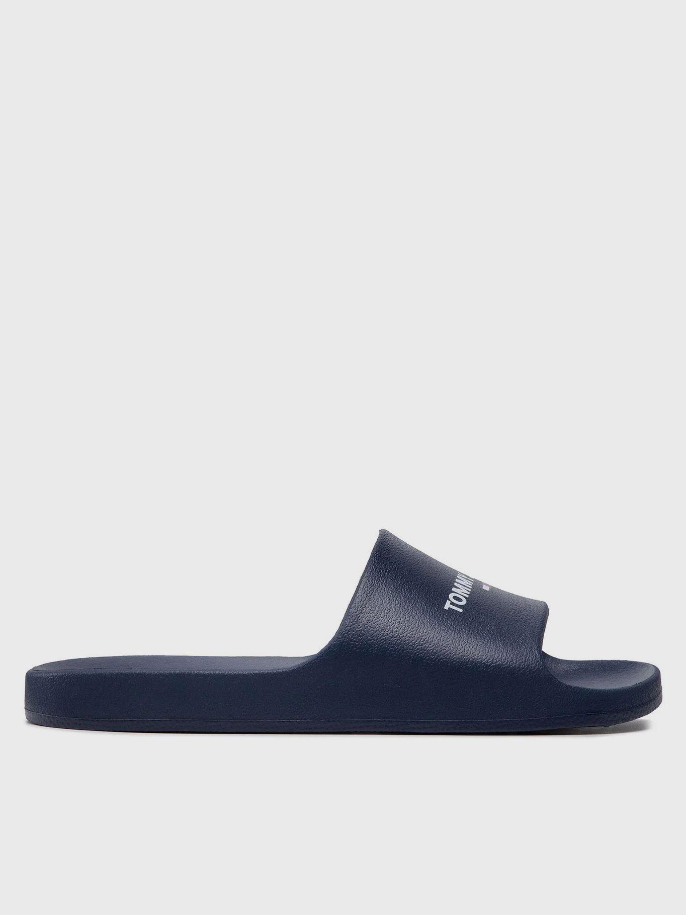 Sandalias Pool Slide Essential Logo Azul Tommy Hilfiger-4