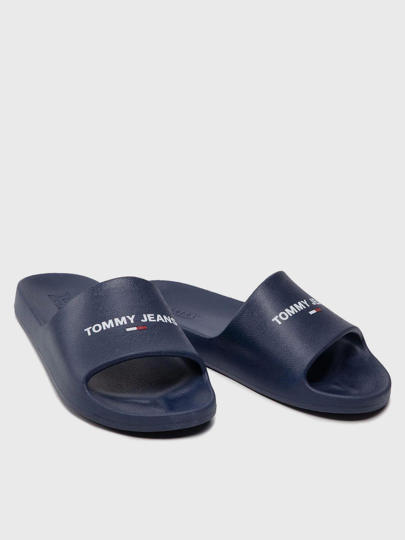 Sandalias Pool Slide Essential Logo Azul Tommy Hilfiger-0
