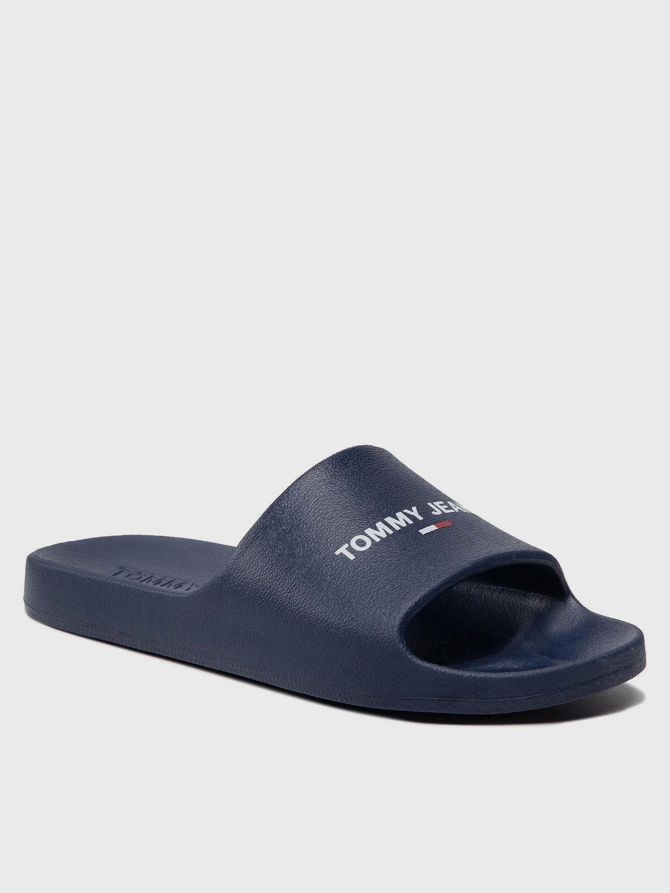 Sandalias Pool Slide Essential Logo Azul Tommy Hilfiger-3