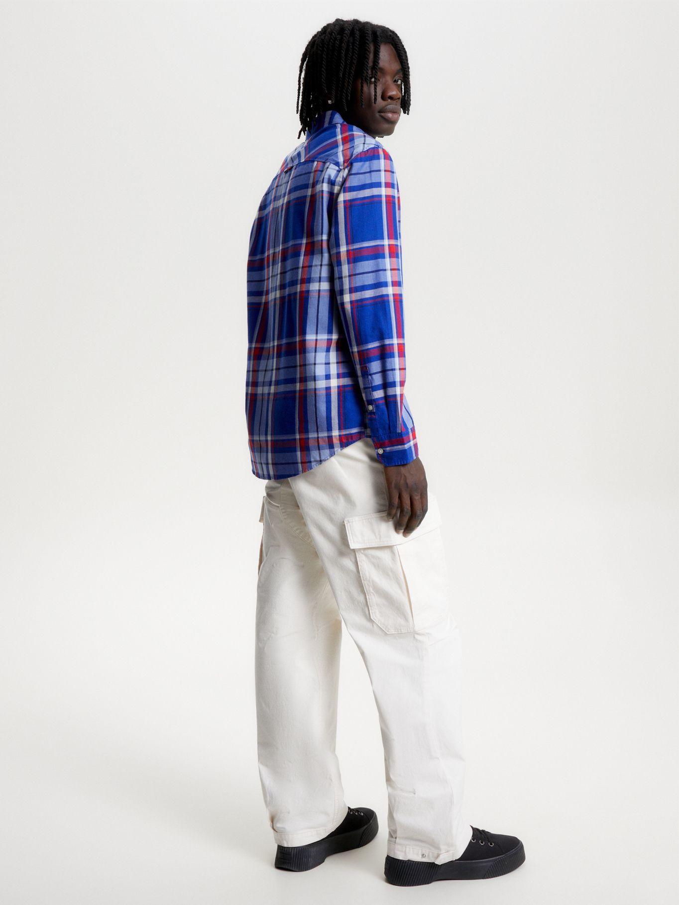 Camisa Essential De Cuadros Azul Tommy Jeans-2