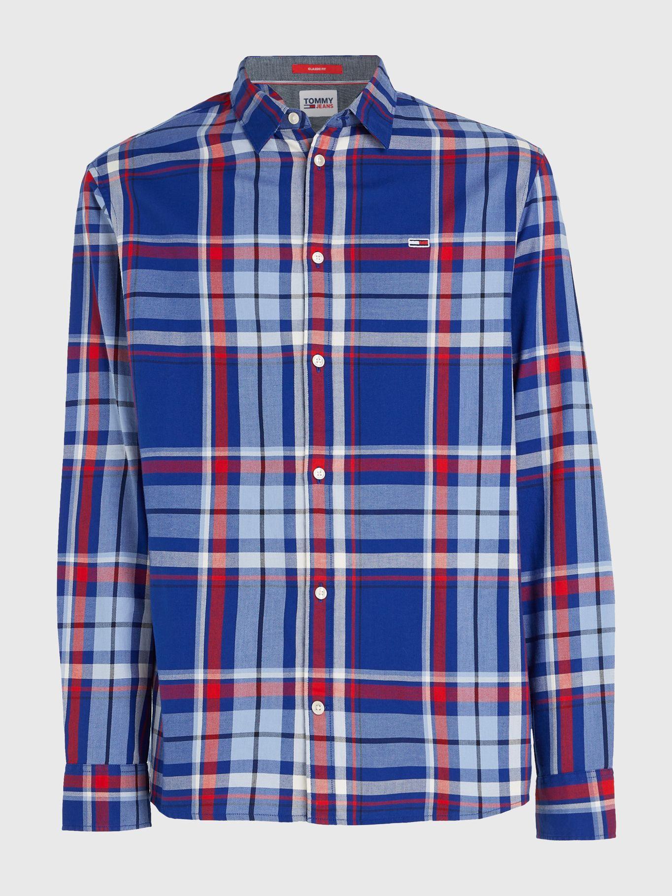 Camisa Essential De Cuadros Azul Tommy Jeans-5