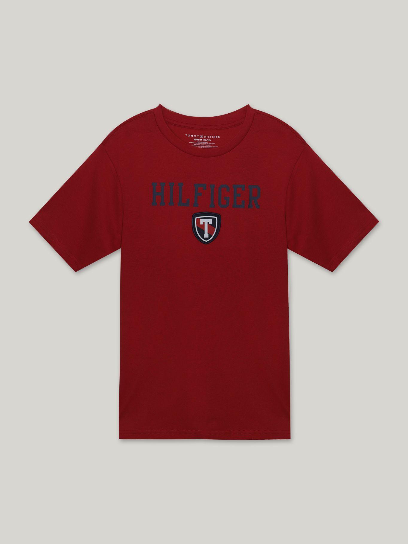 Polera De Niño Freshmen Con Logo Rojo Tommy Hilfiger-0