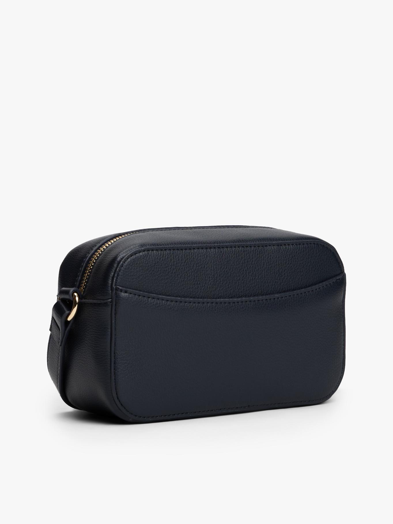 Cartera Bandolera Metalizado Logo Tommy Hilfiger Azul-2