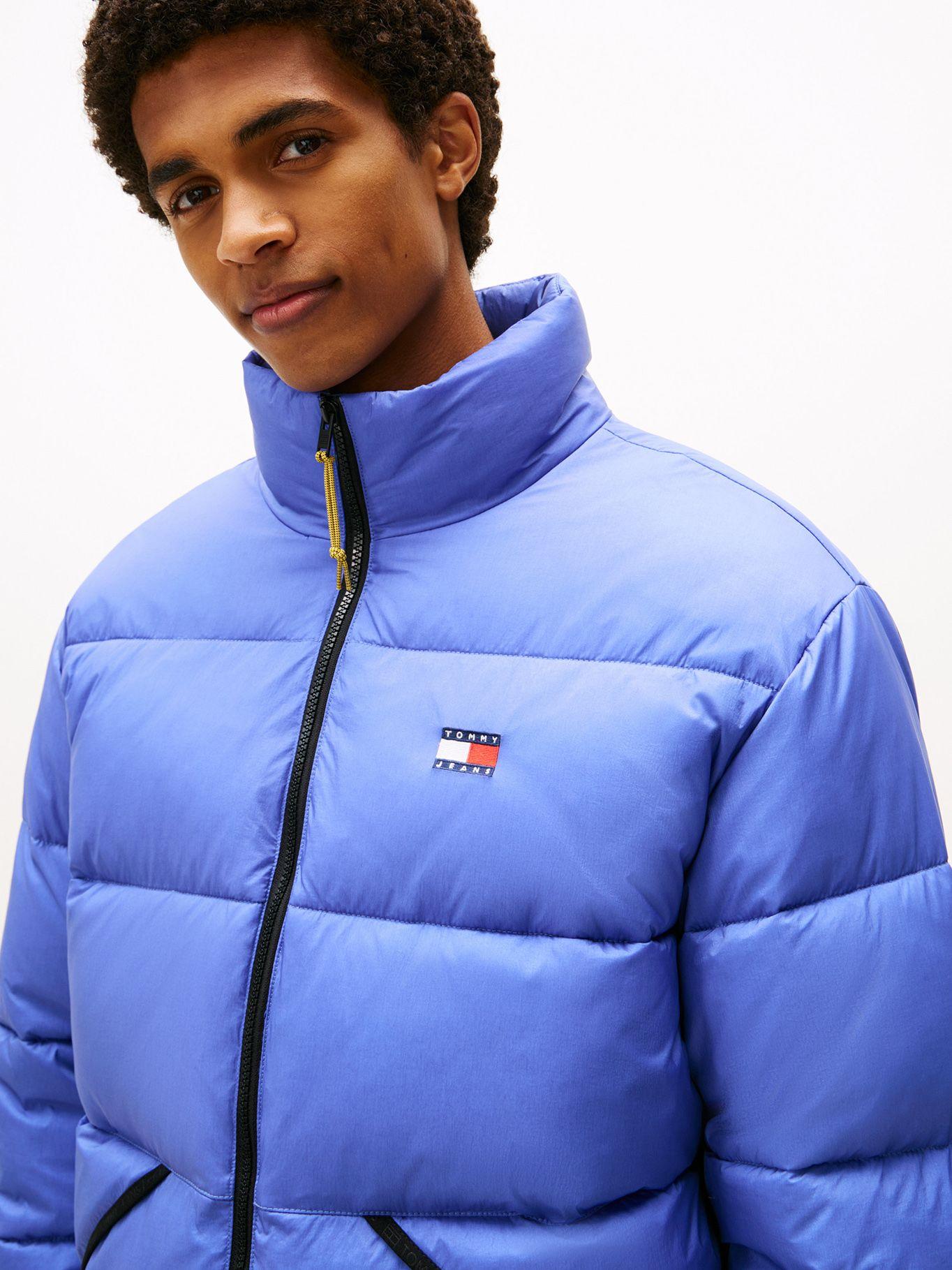 Parka Acolchada Y Efecto Arrugado Azul Tommy Jeans-3