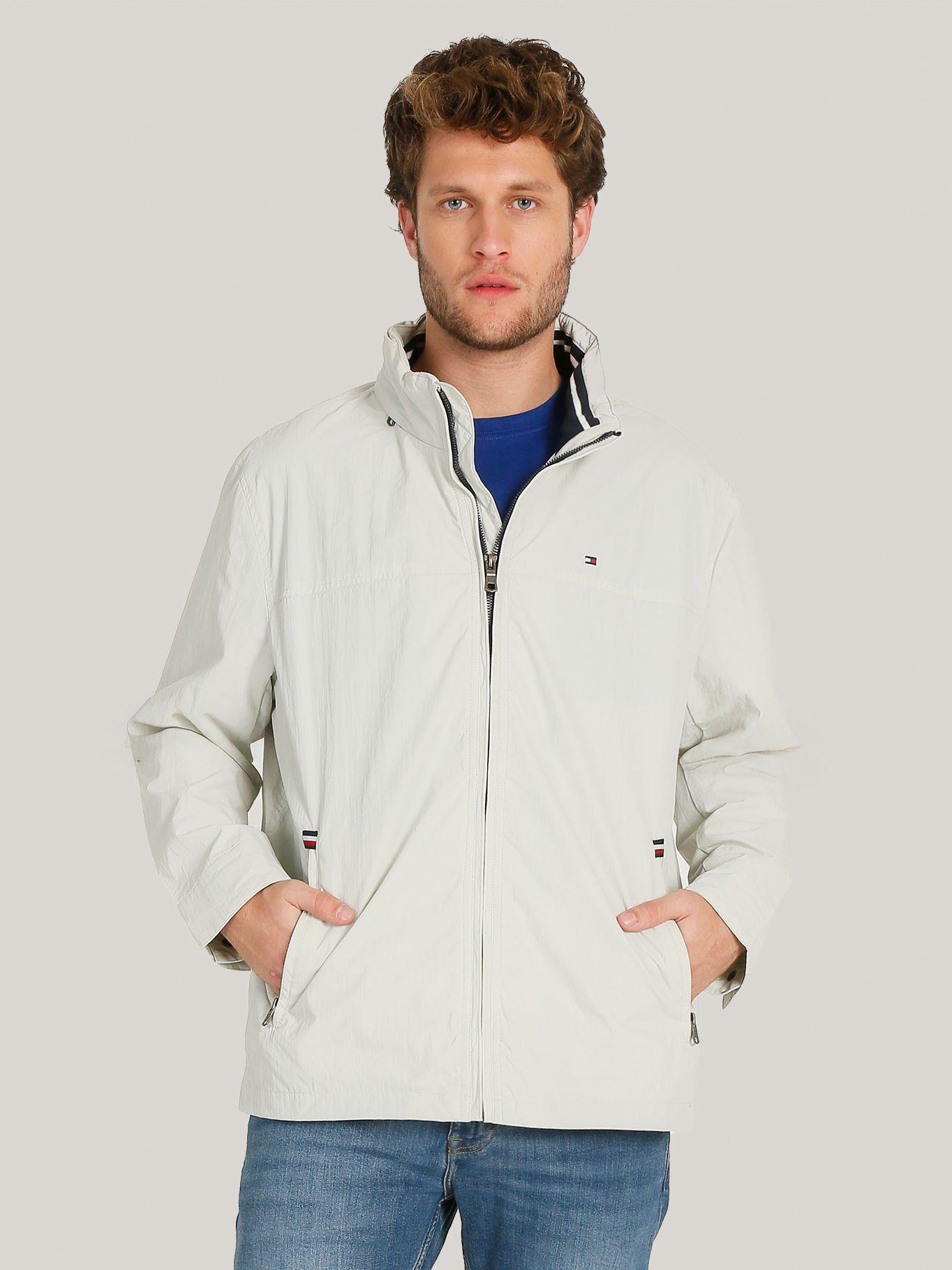 Chaqueta Náutica Taslan Con Logo Blanco Tommy Hilfiger-0