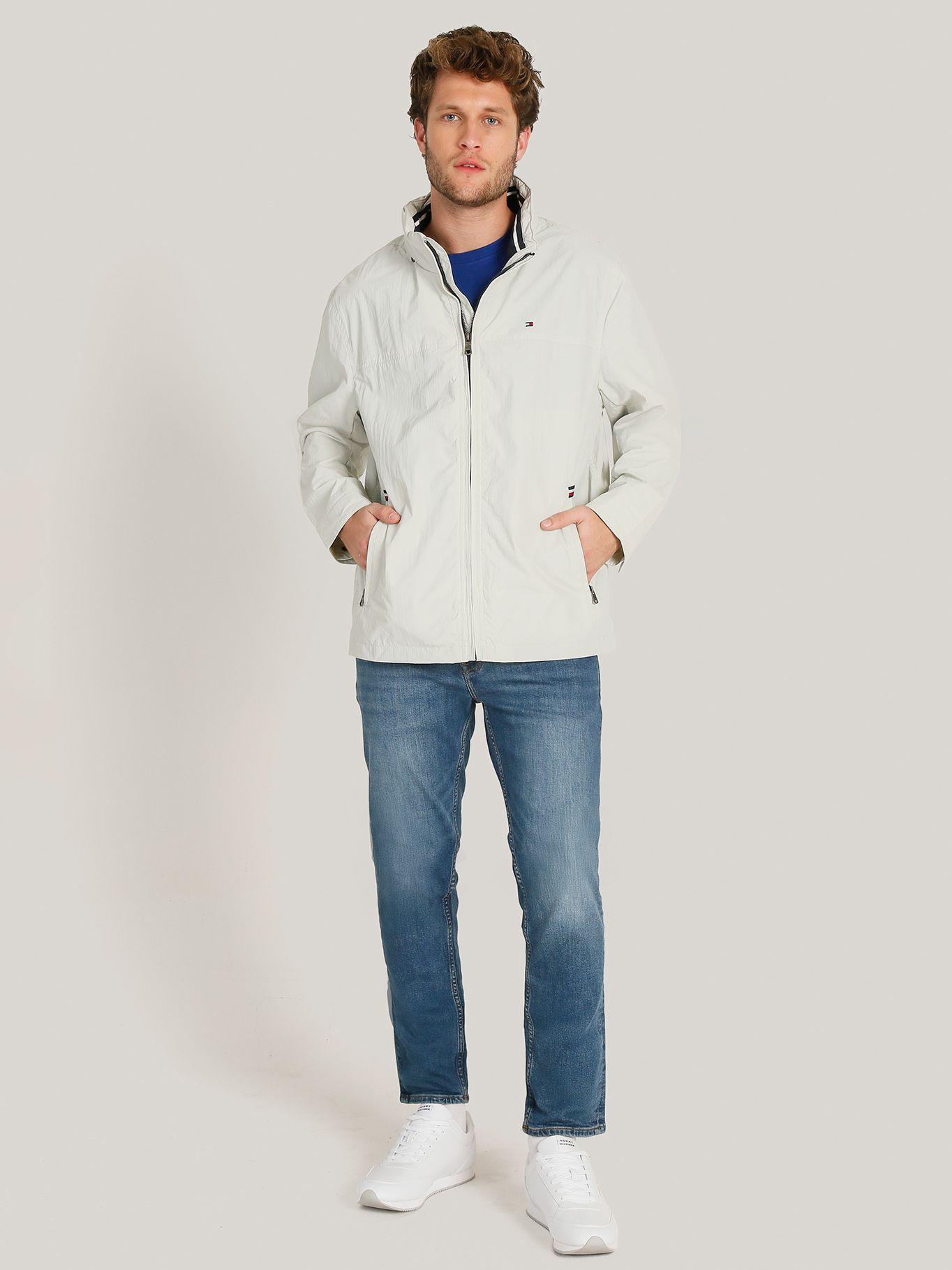 Chaqueta Náutica Taslan Con Logo Blanco Tommy Hilfiger-1