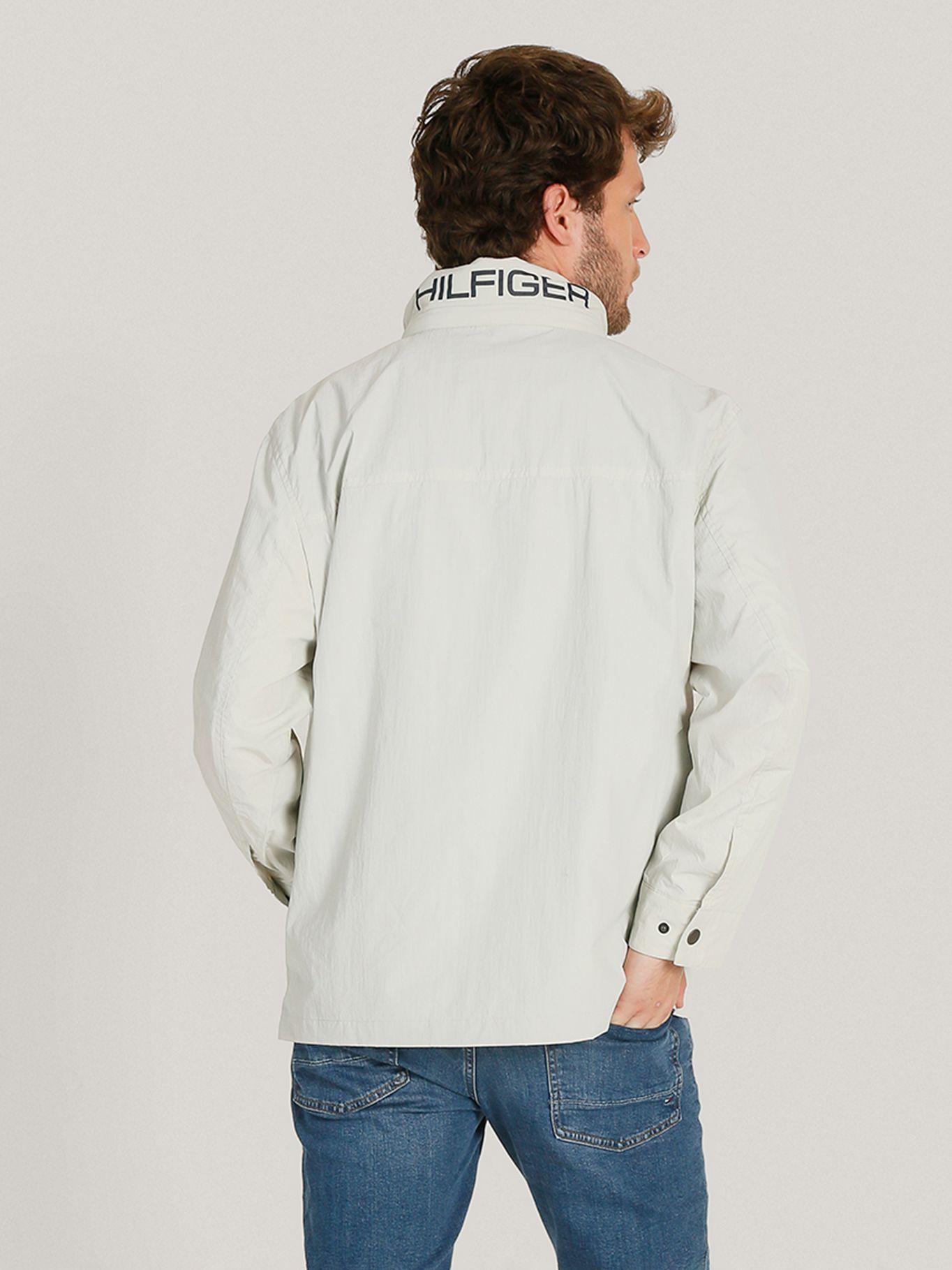Chaqueta Náutica Taslan Con Logo Blanco Tommy Hilfiger-3