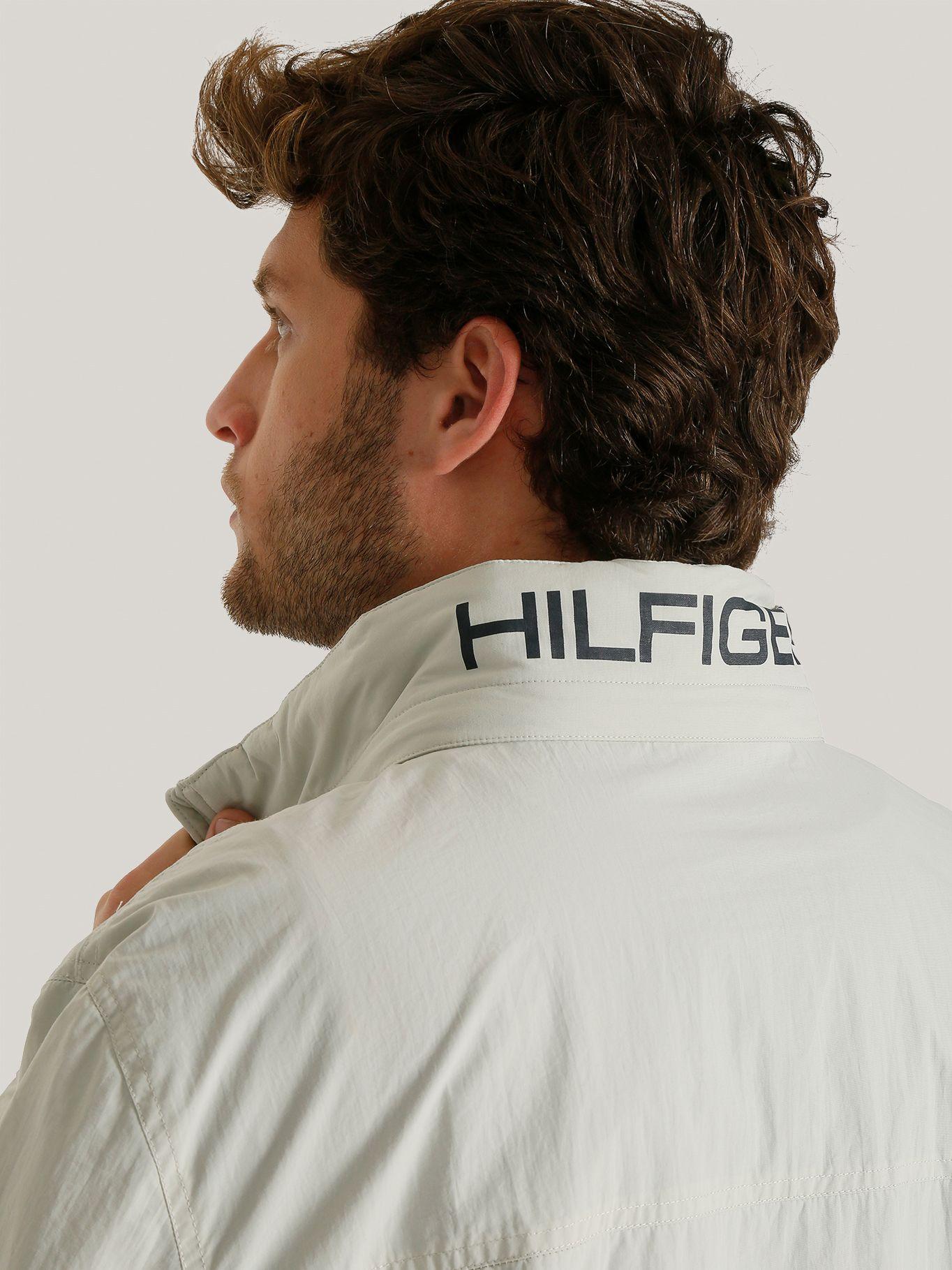 Chaqueta Náutica Taslan Con Logo Blanco Tommy Hilfiger-4