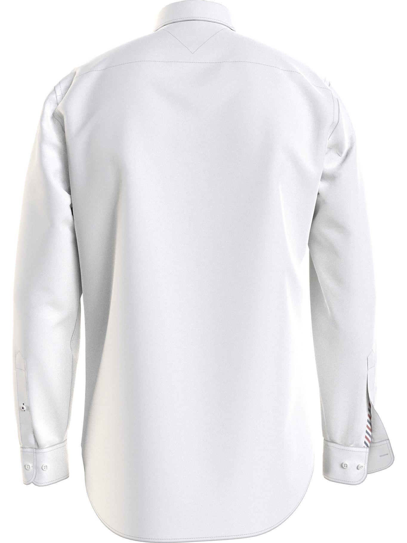 Camisa Flex Oxford Regular  Blanco Tommy Hilfiger M23-1