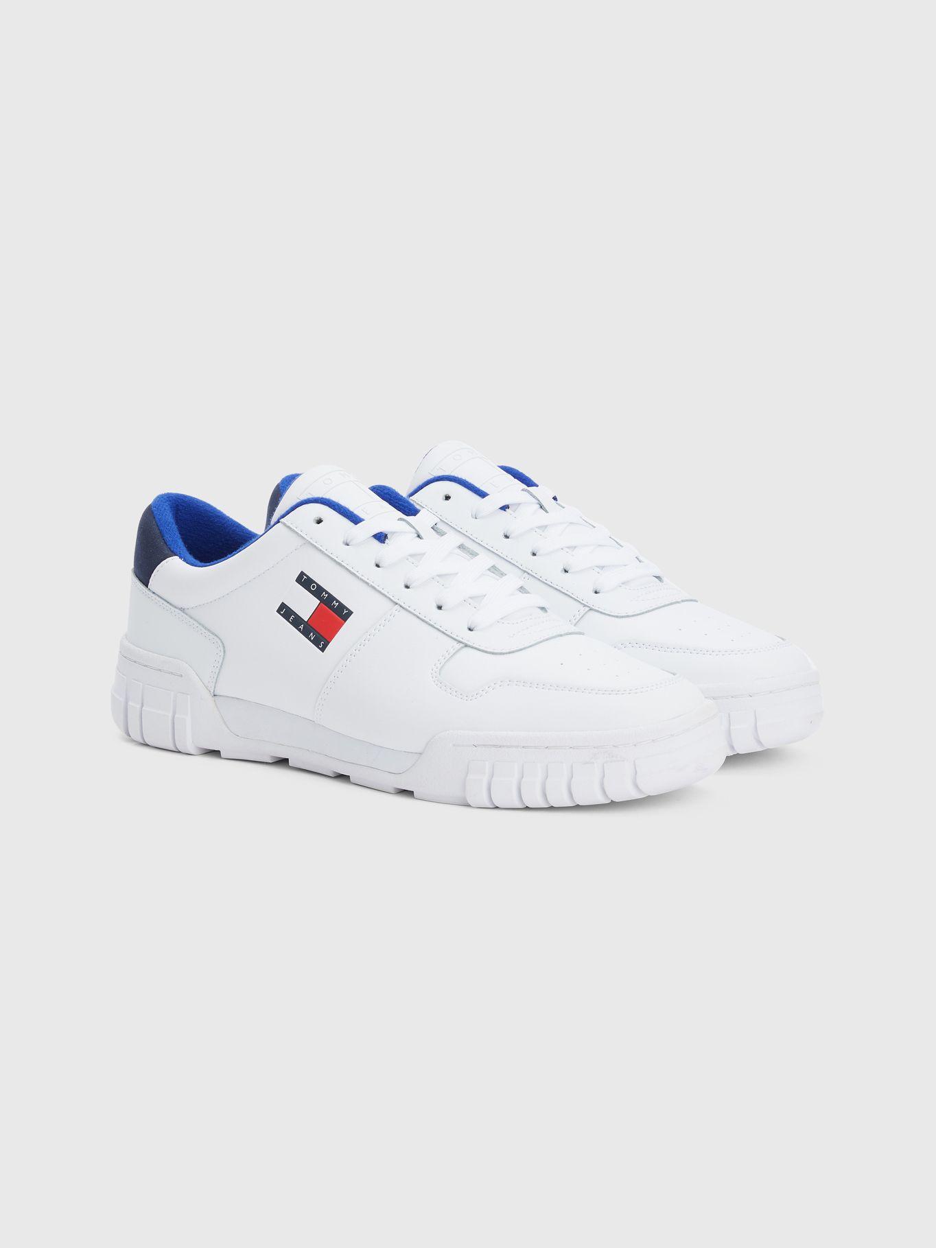 Zapatillas Retro De Cuero
 Blanco Tommy Hilfiger-0