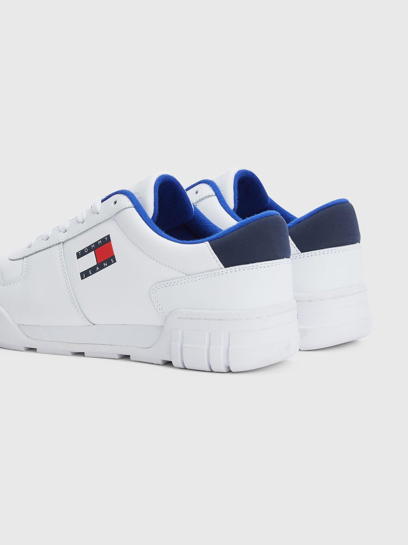 Zapatillas Retro De Cuero
 Blanco Tommy Hilfiger-1