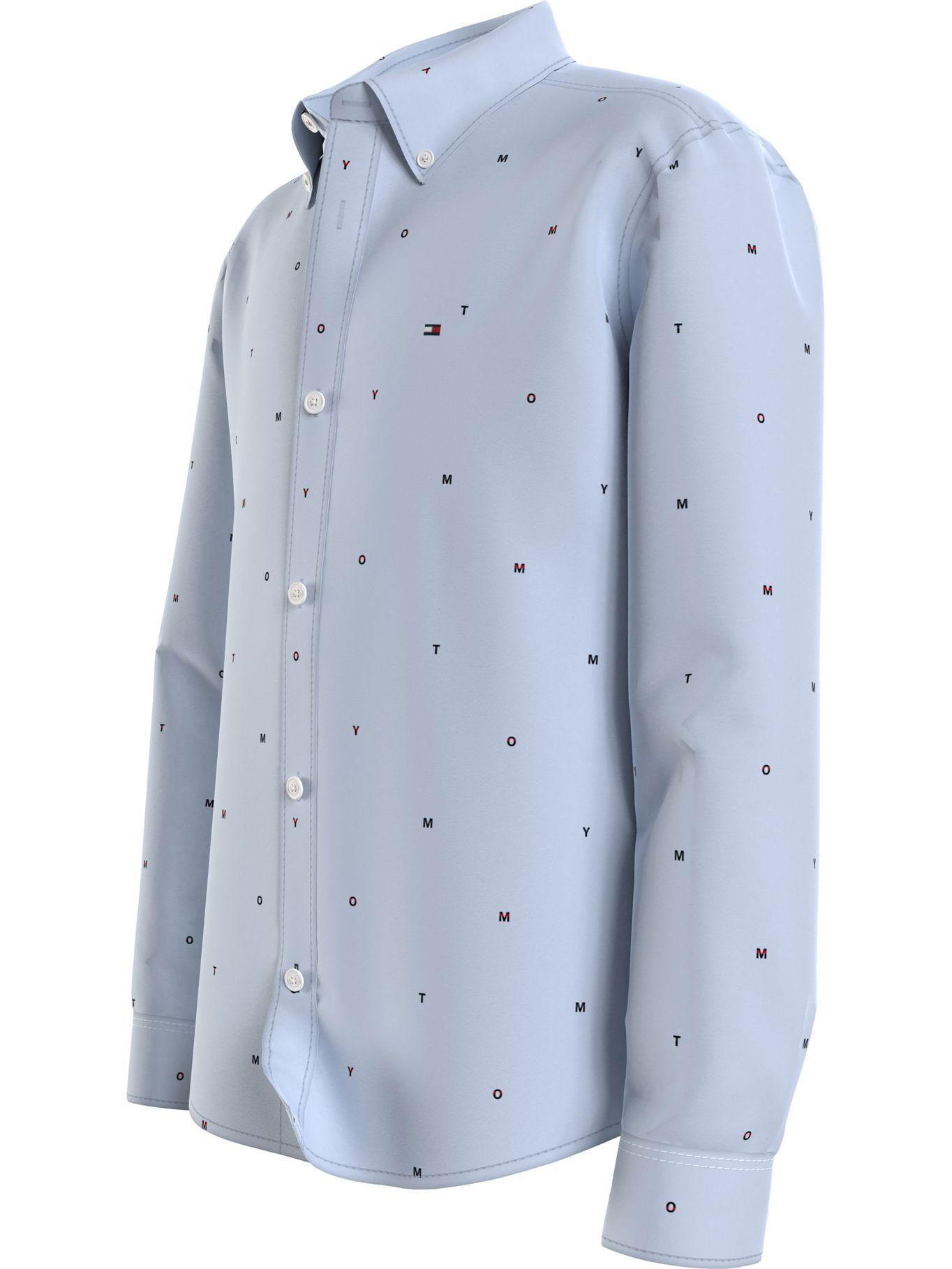 Camisa Oxford Celeste Tommy Hilfiger MY2-2