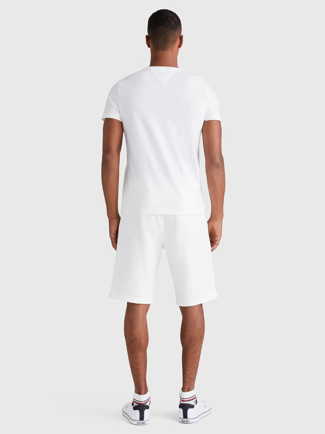 Polera Text Bar Logo Blanco Tommy Hilfiger-2