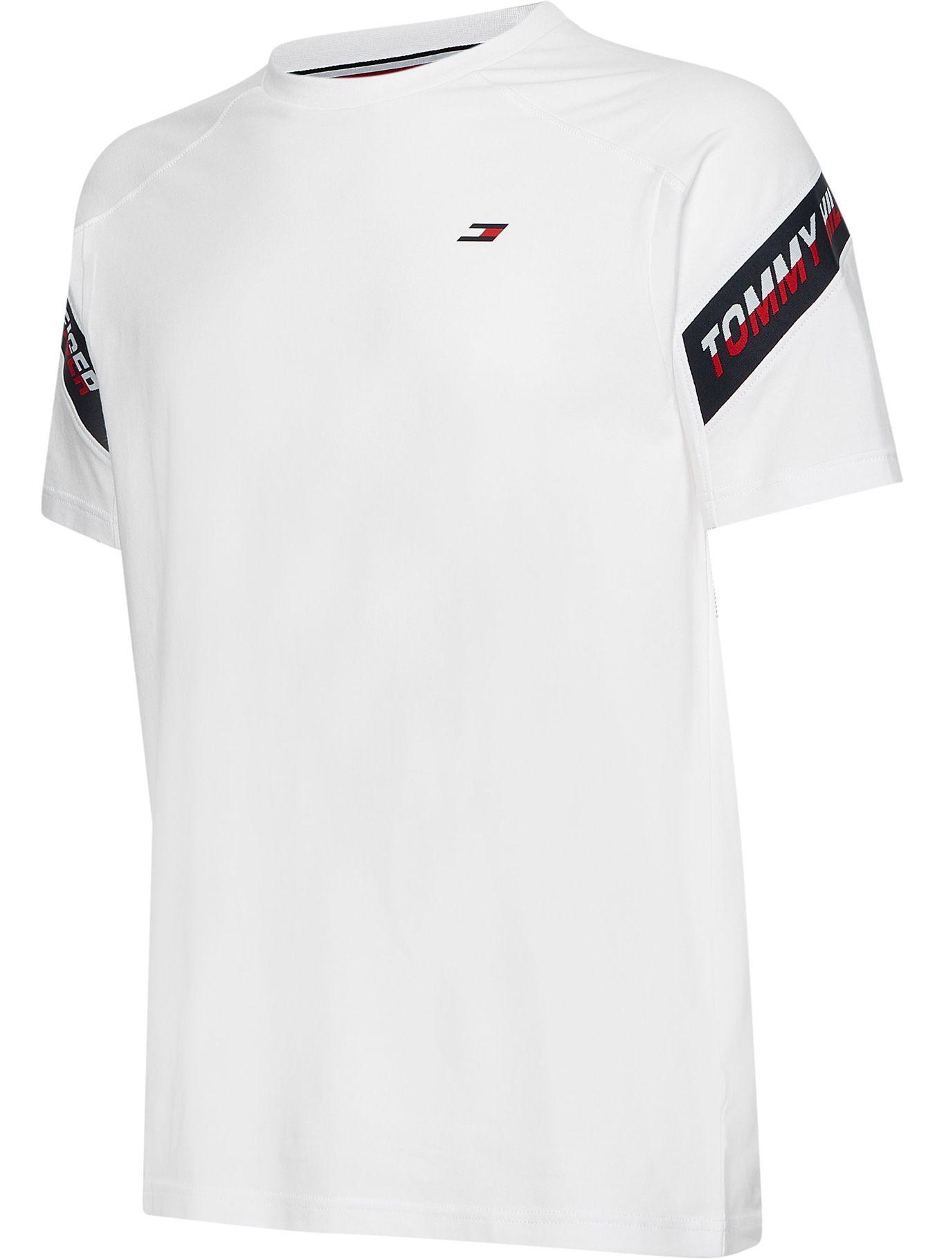Polera Sport Stripe Blanco Tommy Hilfiger MY2-0